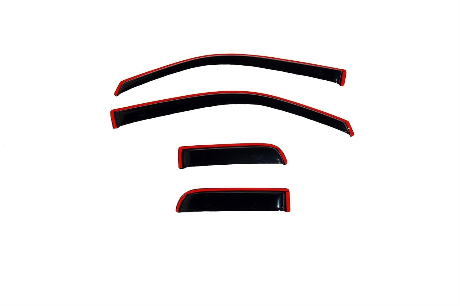 Auto Ventshade AVS 194738 Ventvisor® In-Channel Deflector 4 pc.; Smoke; Auto Ventshade AVS 194738