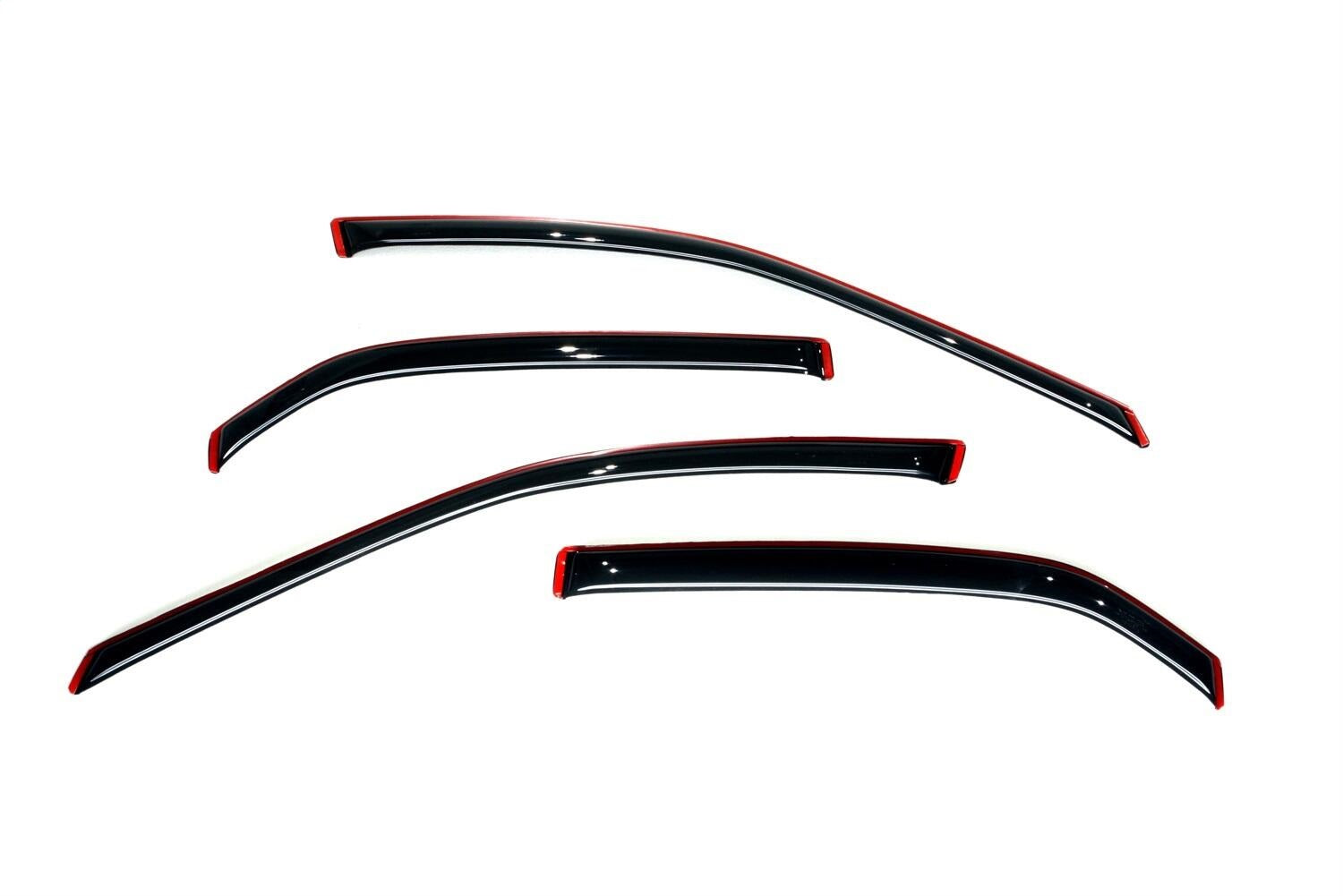 Auto Ventshade AVS 194959 Ventvisor® In-Channel Deflector 4 pc.; Smoke; Auto Ventshade AVS 194959