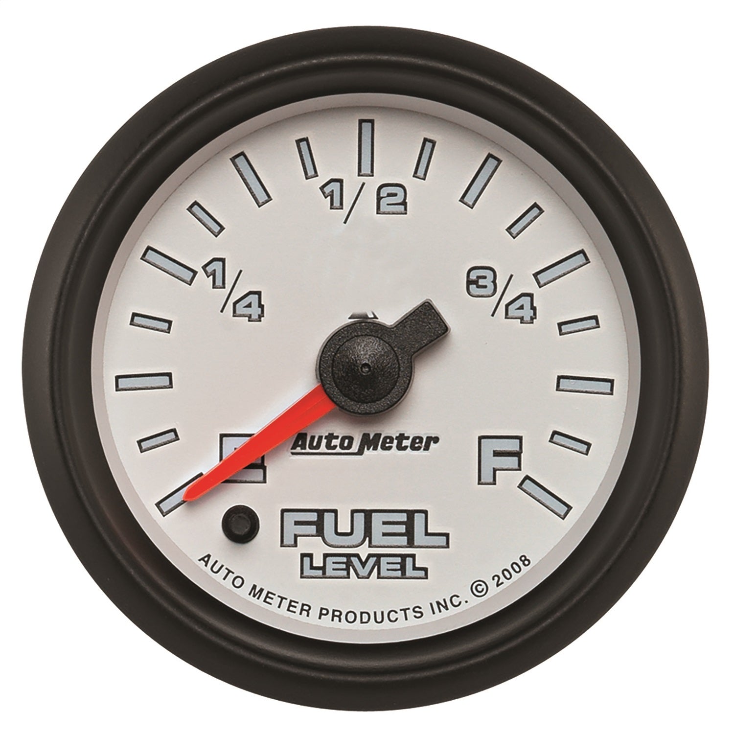 AutoMeter 19509 GAUGE; FUEL LEVEL; 2 1/16in.; 0-280O PROGRAMMABLE; WHITE; PRO-CYCLE AutoMeter 19509