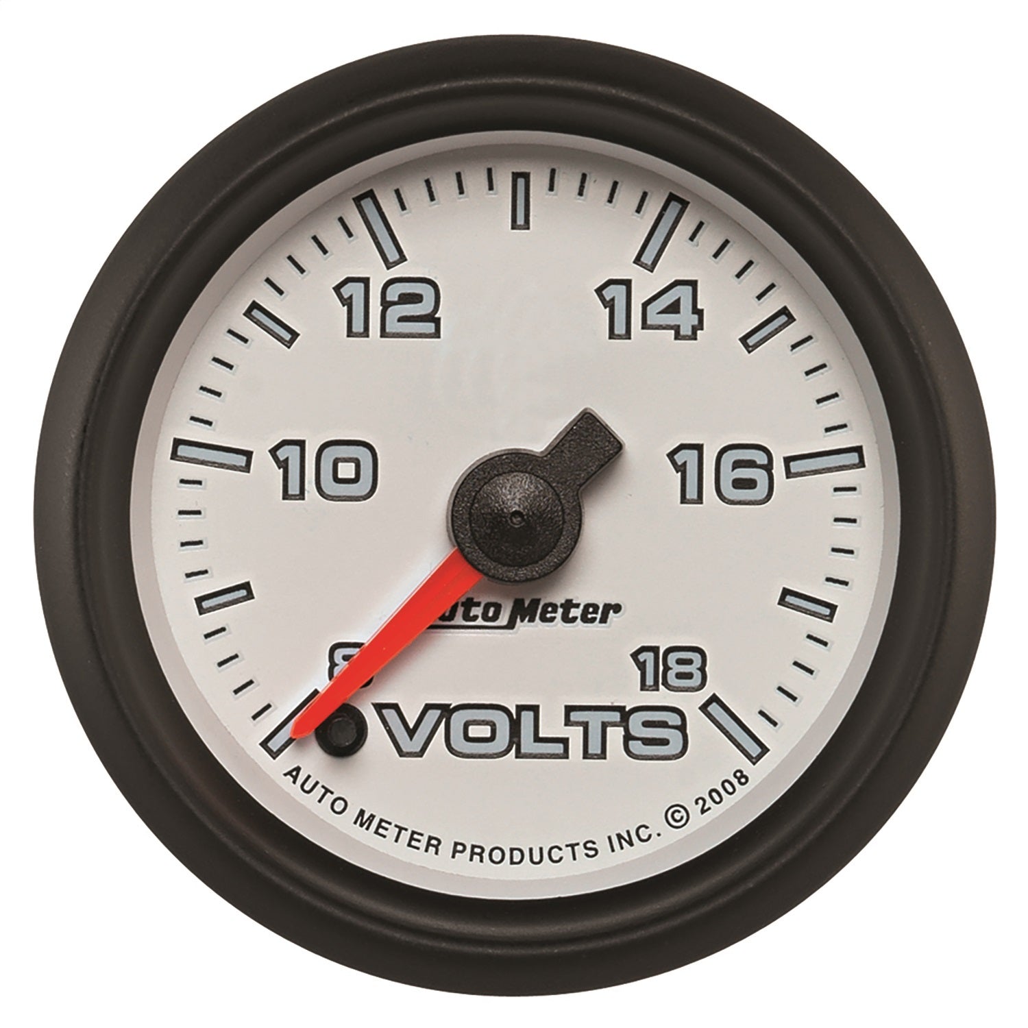 AutoMeter 19592 GAUGE; VOLTMETER; 2 1/16in.; 18V; DIGITAL STEPPER MOTOR; WHITE; PRO-CYCLE AutoMeter 19592