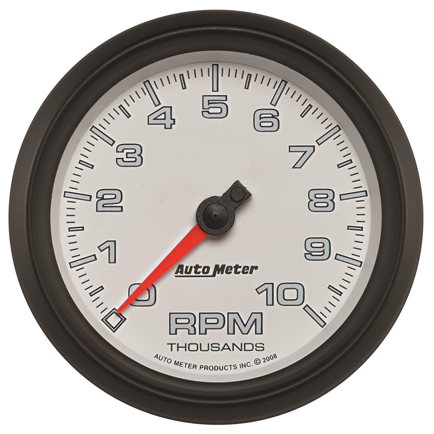 AutoMeter 19598 GAUGE; TACHOMETER; 3 3/8in.; 10K RPM; WHITE; PRO-CYCLE AutoMeter 19598