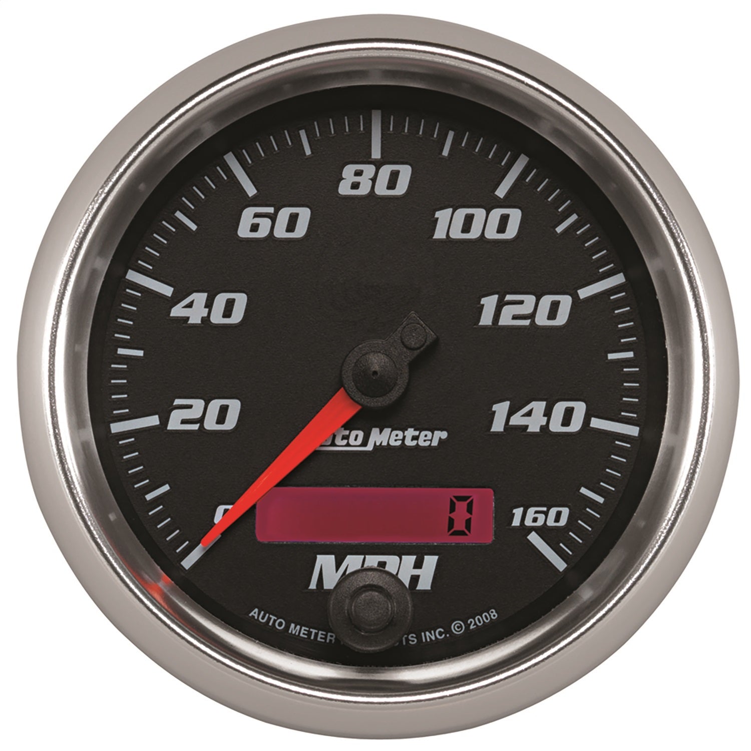 AutoMeter 19689 GAUGE; SPEEDOMETER; 3 3/8in.; 160MPH; ELEC. PROGRAMMABLE; BLACK; PRO-CYCLE AutoMeter 19689
