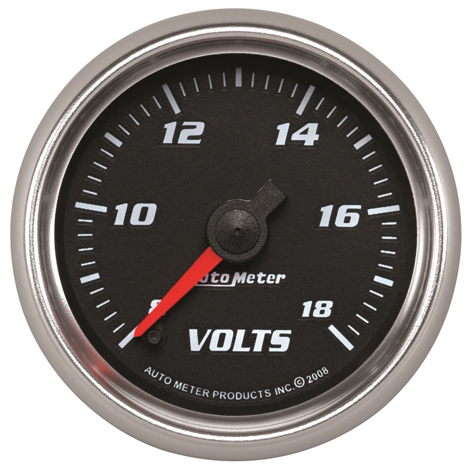 AutoMeter 19692 GAUGE; VOLTMETER; 2 1/16in.; 18V; DIGITAL STEPPER MOTOR; BLACK; PRO-CYCLE AutoMeter 19692