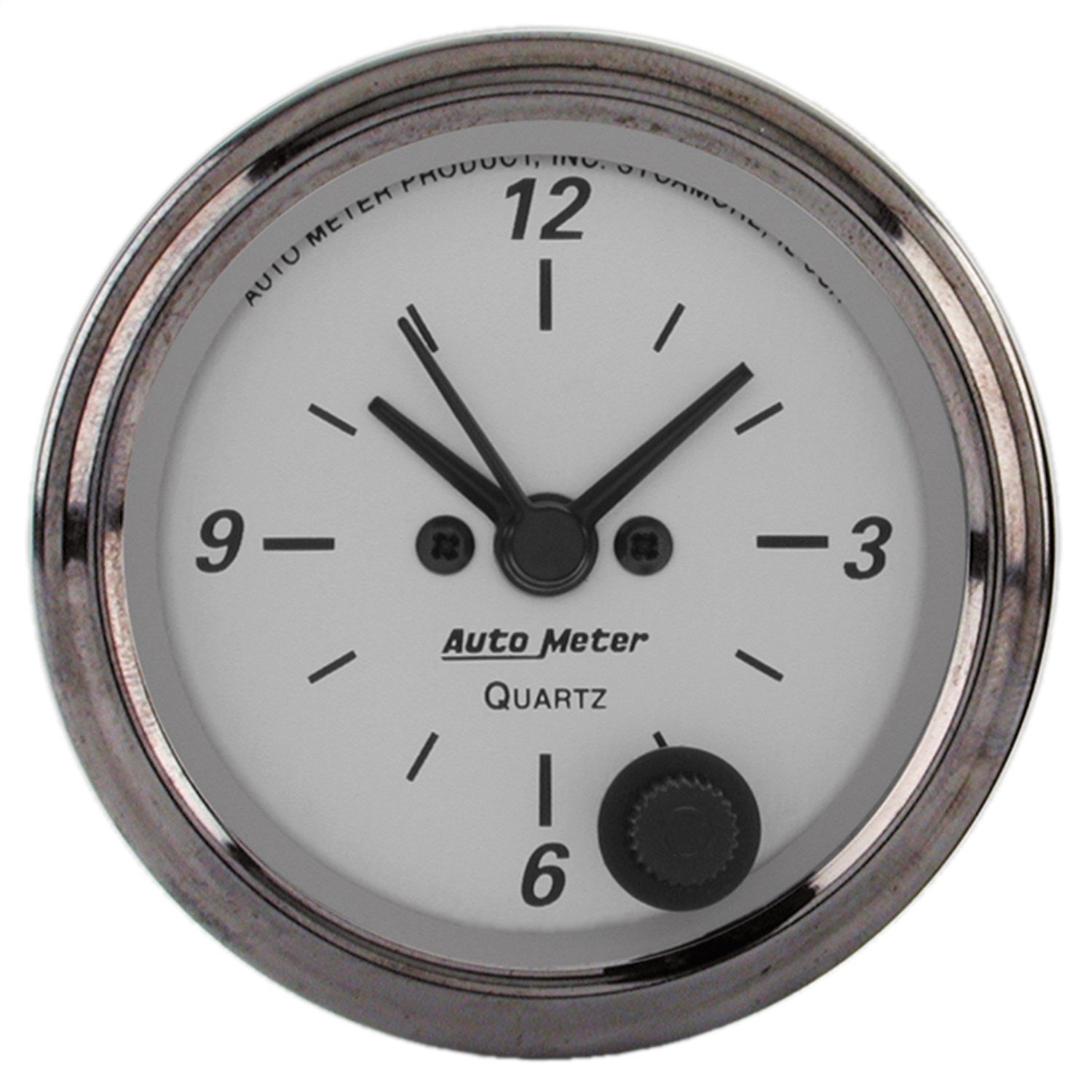 AutoMeter 1986 GAUGE; CLOCK; 2 1/16in.; 12HR; ANALOG; AMERICAN PLATINUM AutoMeter 1986