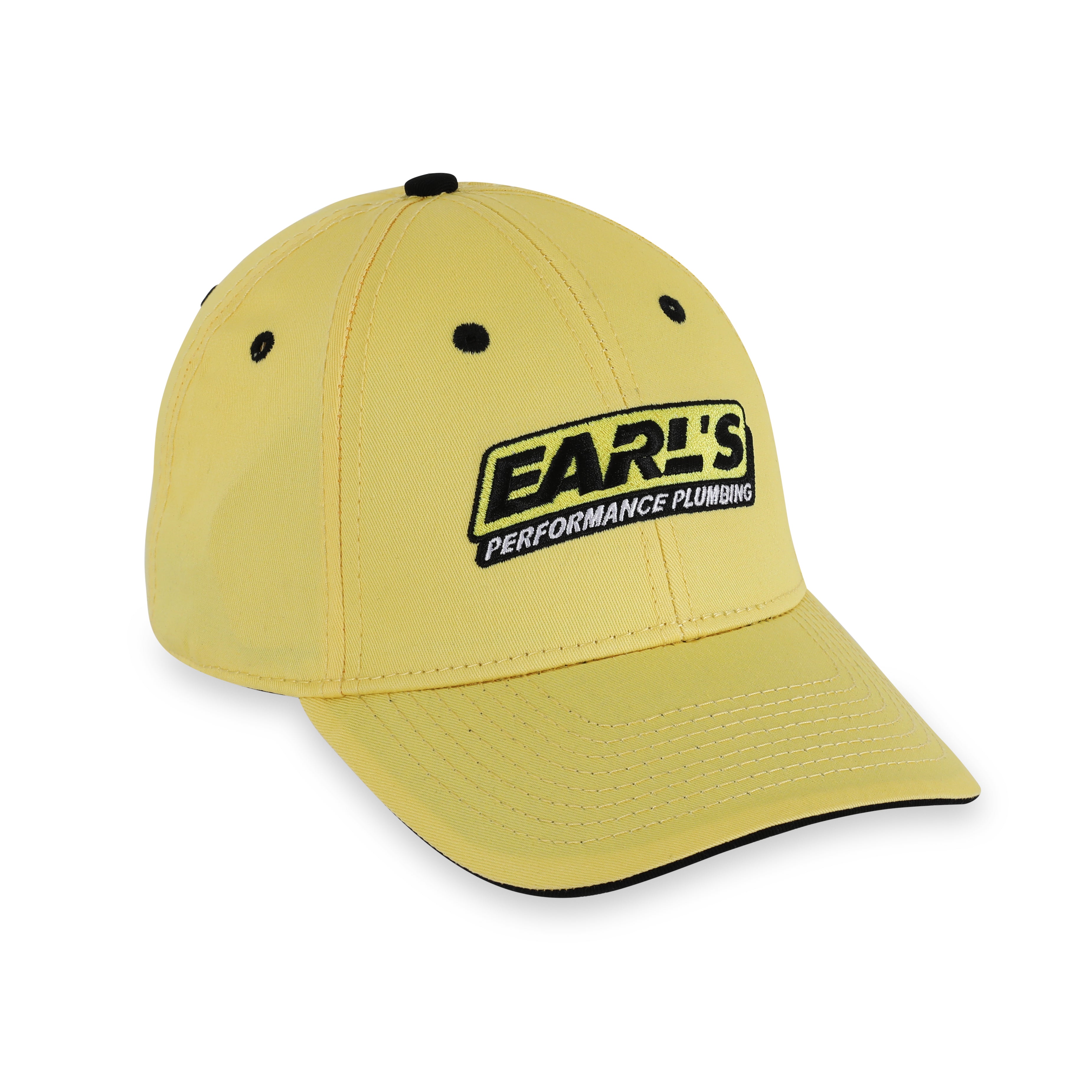 Earls Yellow Cap with Black Trim