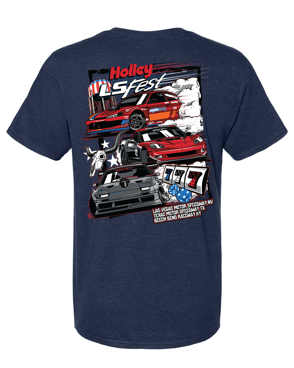LS Drift Tee - Heather Denim