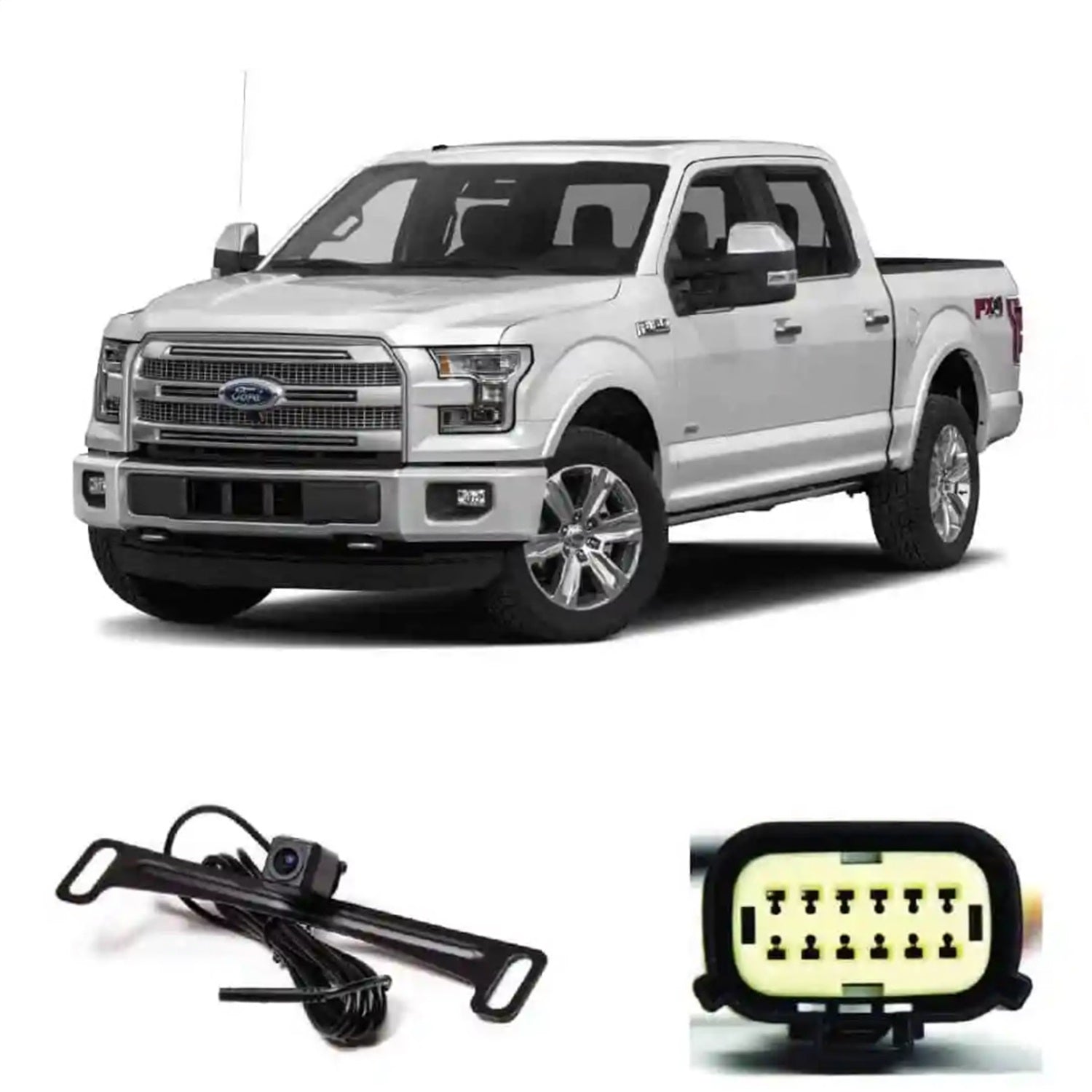 Brandmotion 9002-7446 For Ford Factory Tailgate Harness w/Dual Mount Camera Brandmotion 9002-7446