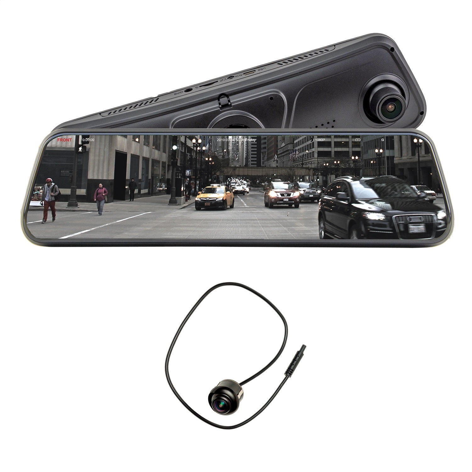 Brandmotion FVMR-1155 FullVUE® AHD Mirror Vision System w/Adjustable Snap-In Cam Brandmotion FVMR-1155