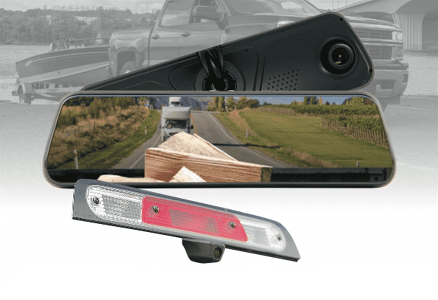 Brandmotion FVMR-1171 FullVUE® Mirror 3rd Brake Light Camera System For RAM Brandmotion FVMR-1171