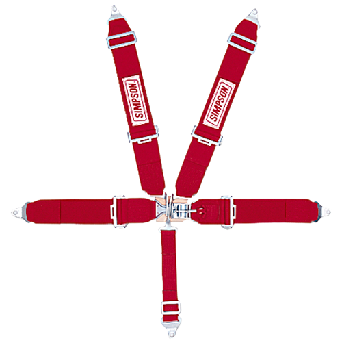 Simpson Safety 29063R Simpson Racing STD. Latch & Link 5pt. Harness Simpson Safety 29063R