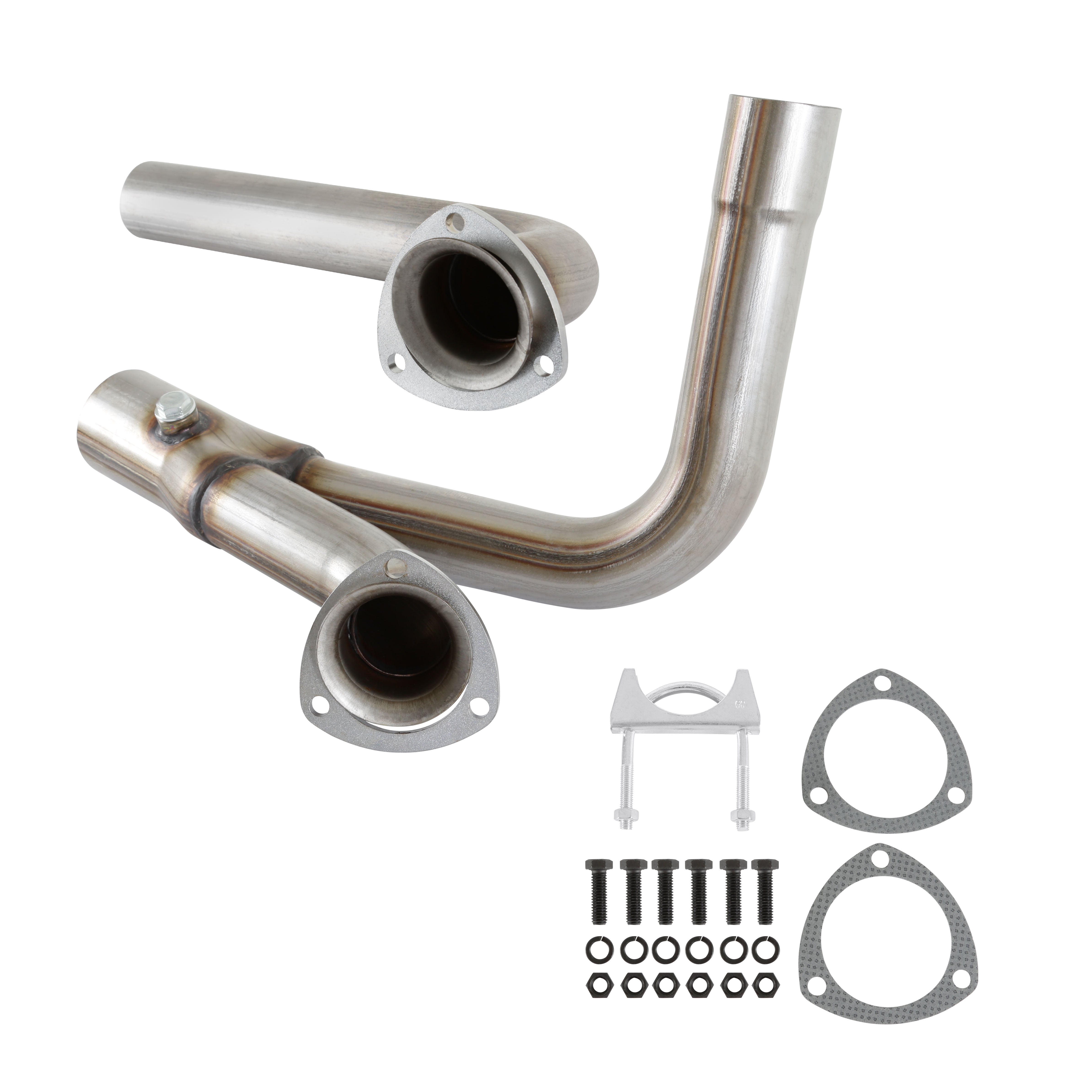 FlowTech 11504YFLT Y-Pipes; Header to Converter; For Use w/PN[11504FLT]; FlowTech 11504YFLT