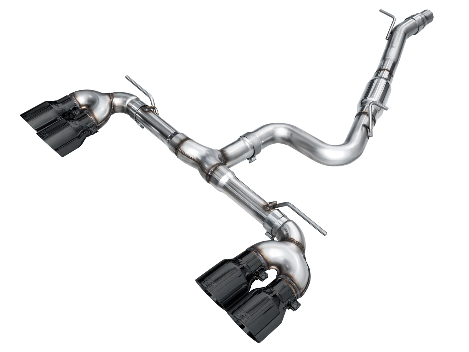 AWE Tuning 3020-43658 AWE Track Edition Exhaust for Volkswagen MK8 Golf R - Diamond Black Tips AWE Tuning 3020-43658
