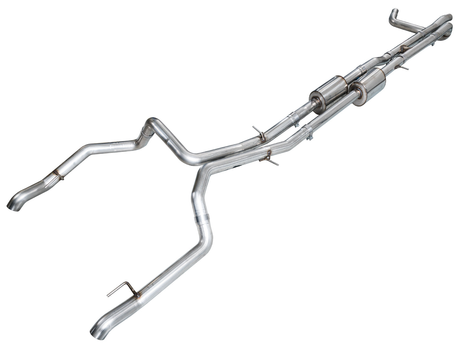 AWE Tuning 3015-31202 AWE 0FG Catback Split Rear Exit Exhaust for 4th Gen Silverado/Sierra 1500 6.2L AWE Tuning 3015-31202