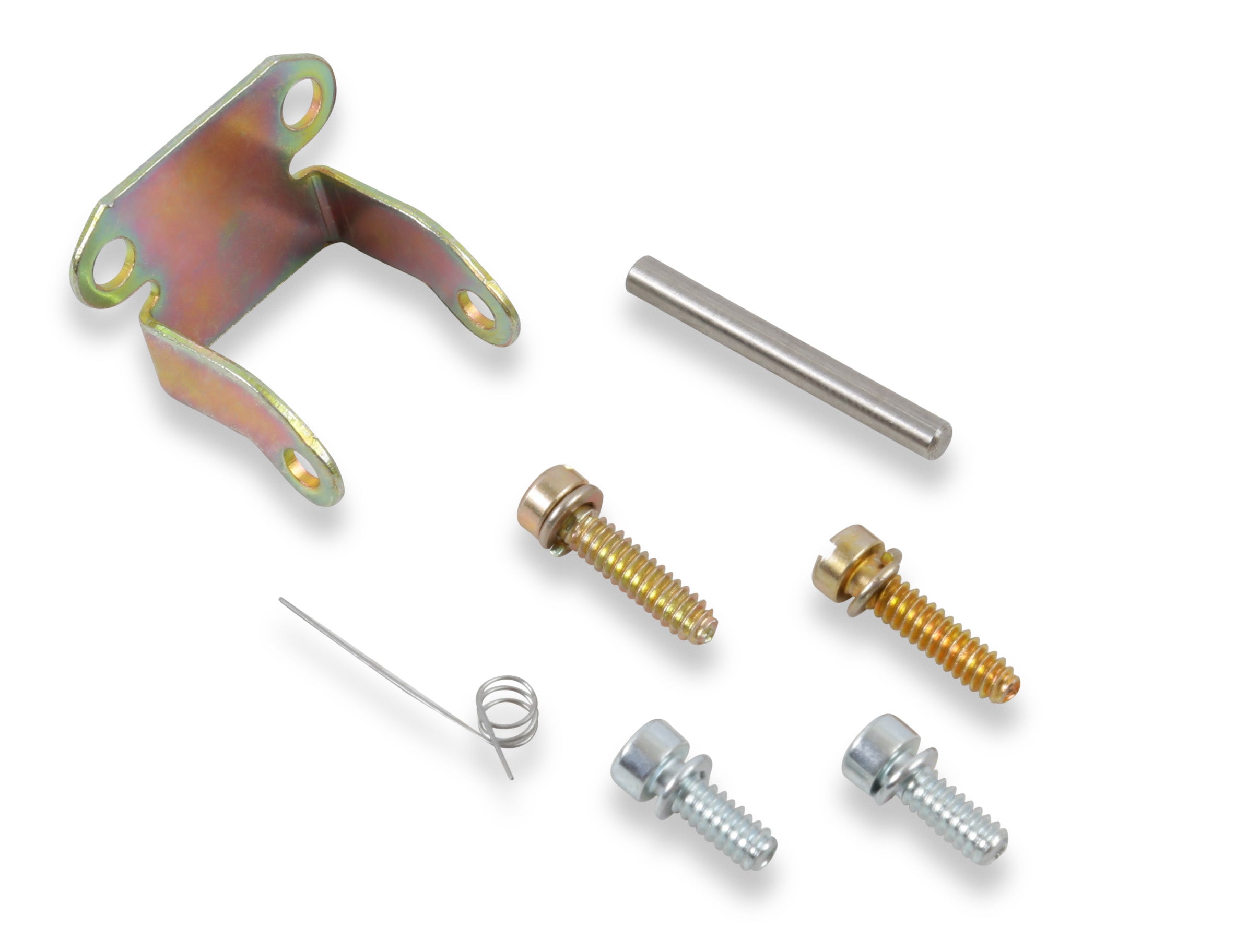 Holley 20-105 Float Hanger Hardware Kit; Incl. Self Tapping Screws; Holley 20-105