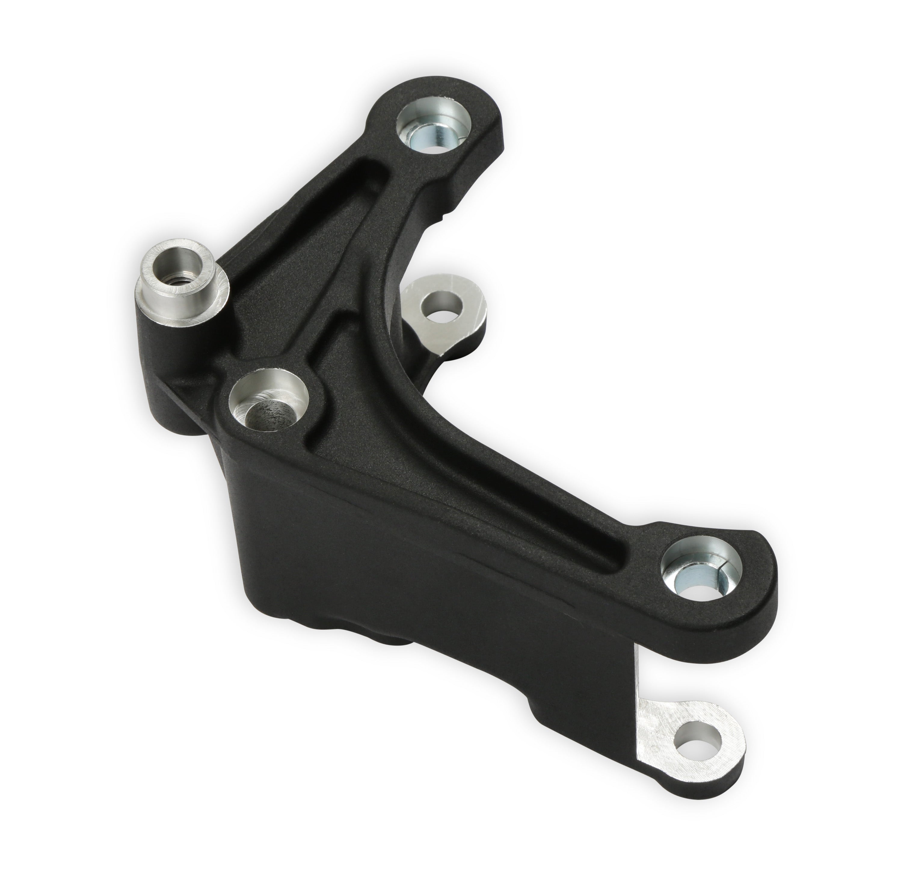Holley 20-166BK Accessory Drive Bracket; For Alternator; Mid Mount LSA/LS; Black Cast Aluminum; Holley 20-166BK