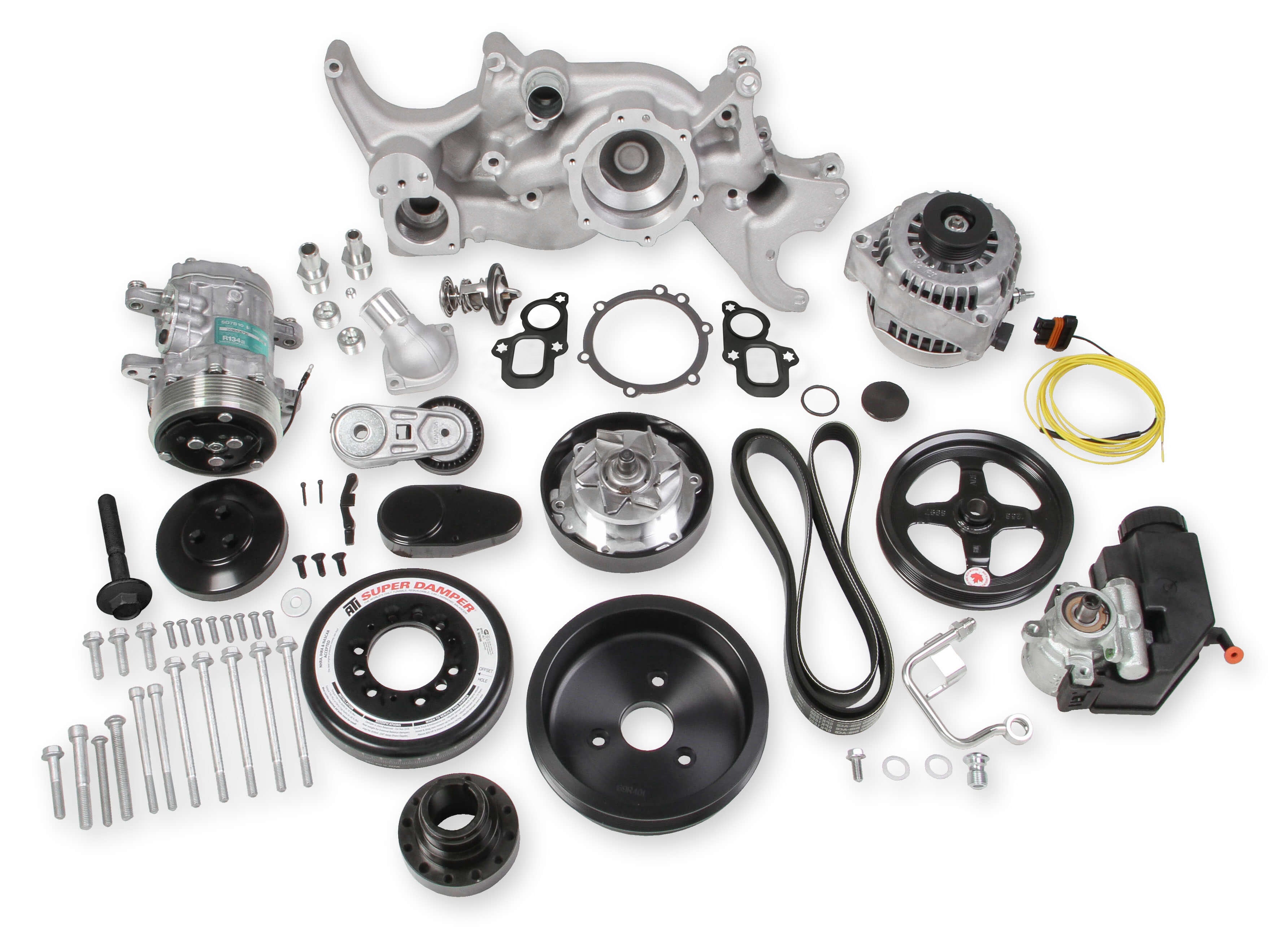 Holley 20-200 Mid-Mount LT Accessory Drive System Kit Holley 20-200