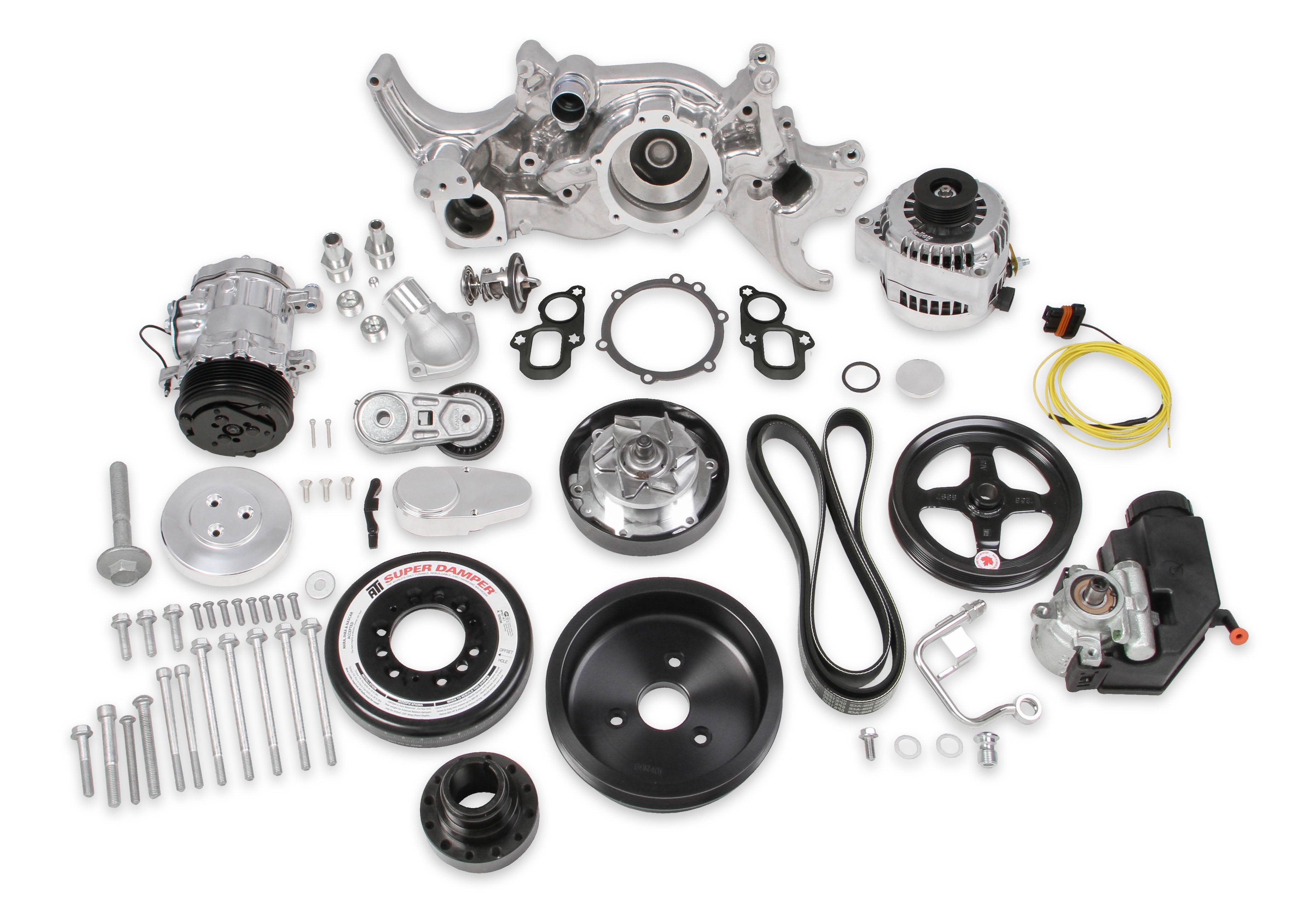 Holley 20-200P Mid-Mount LT Accessory Drive System Kit Holley 20-200P