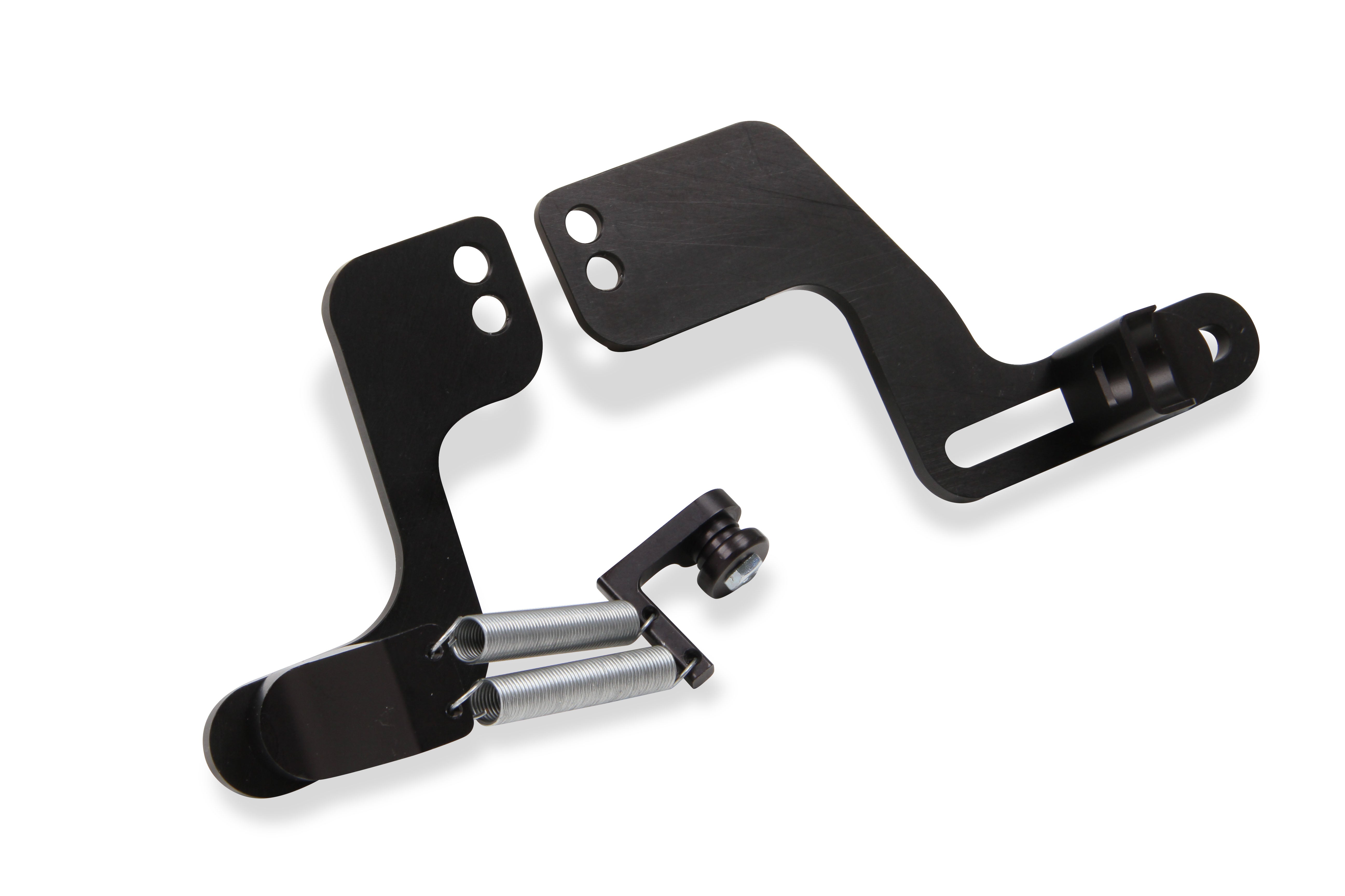 Black anodized finish for use with GM style throttle cable