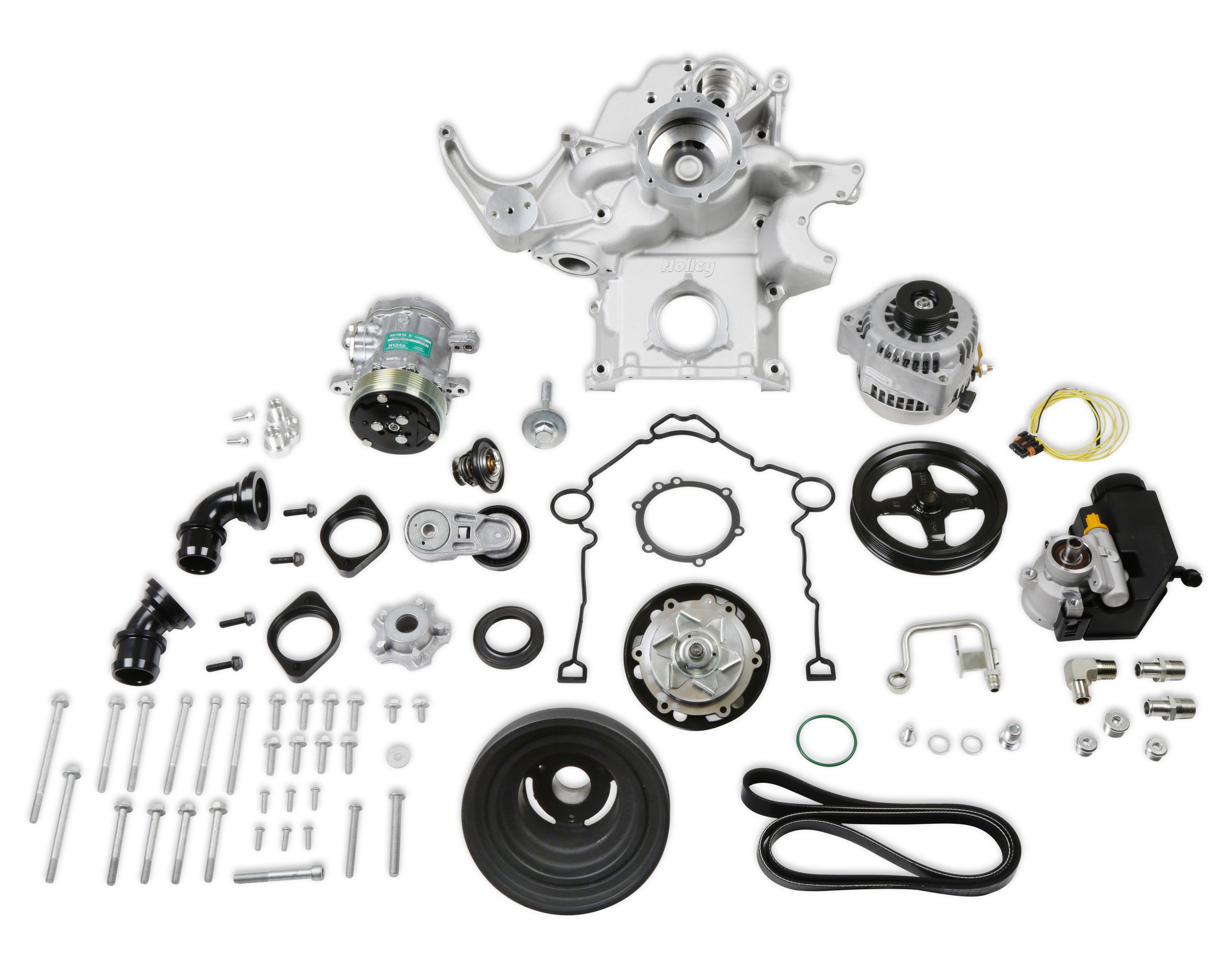 Holley 20-290 Holley Mid-Mount Complete Accessory System Holley 20-290