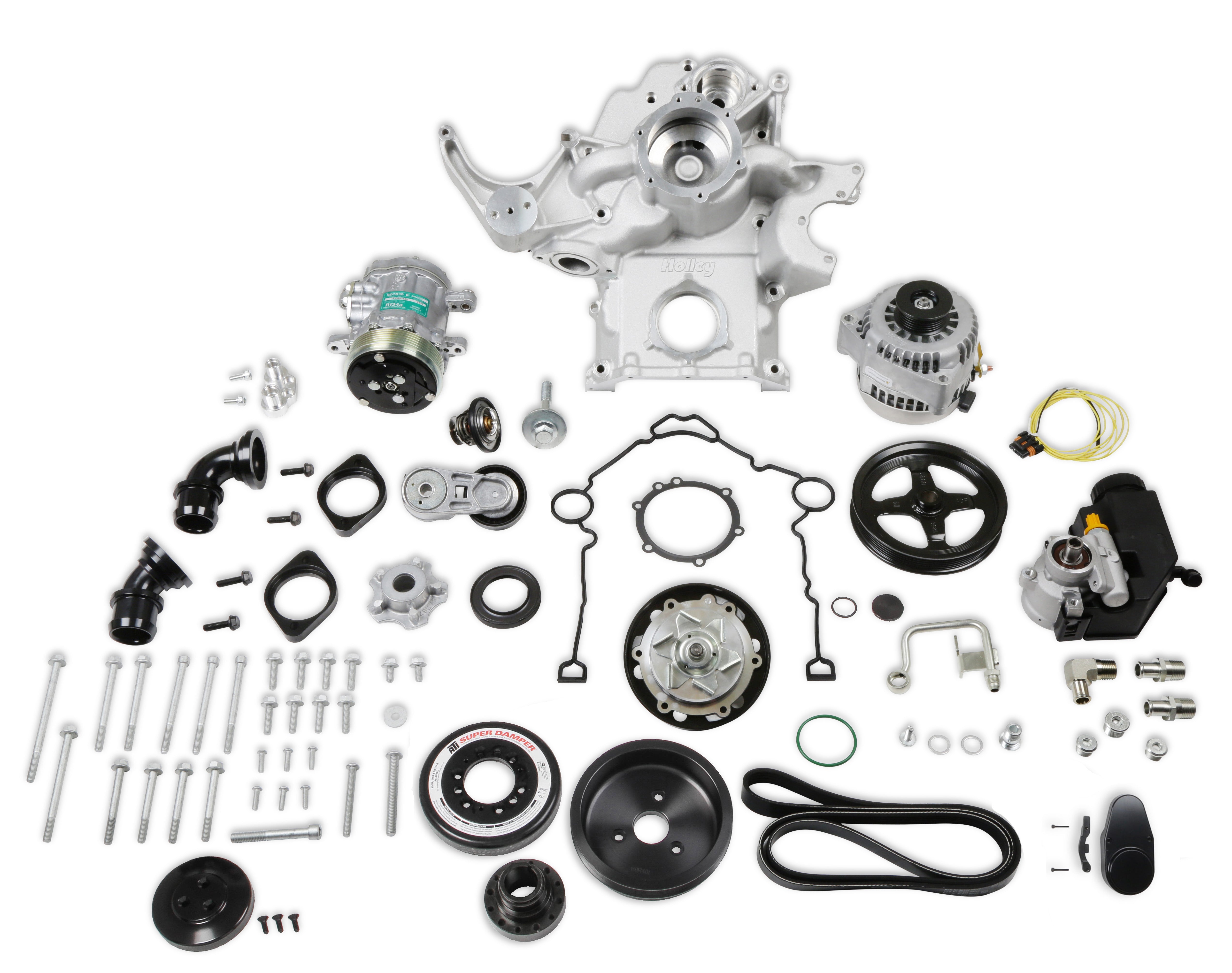 Holley 20-292 Holley Premium Mid-Mount Complete Accessory System Holley 20-292