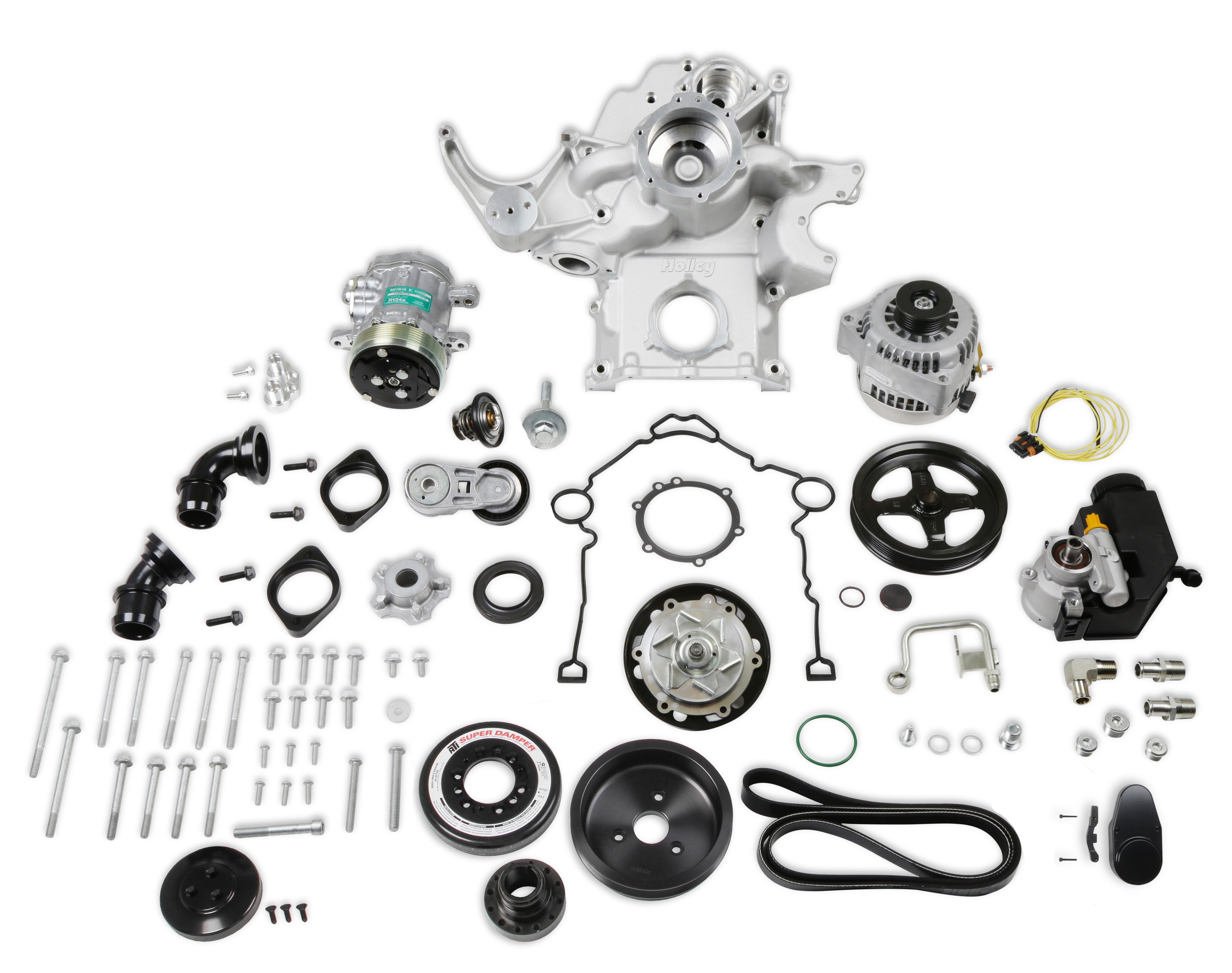 Holley 20-293 Holley Premium Mid-Mount Complete Accessory System Holley 20-293