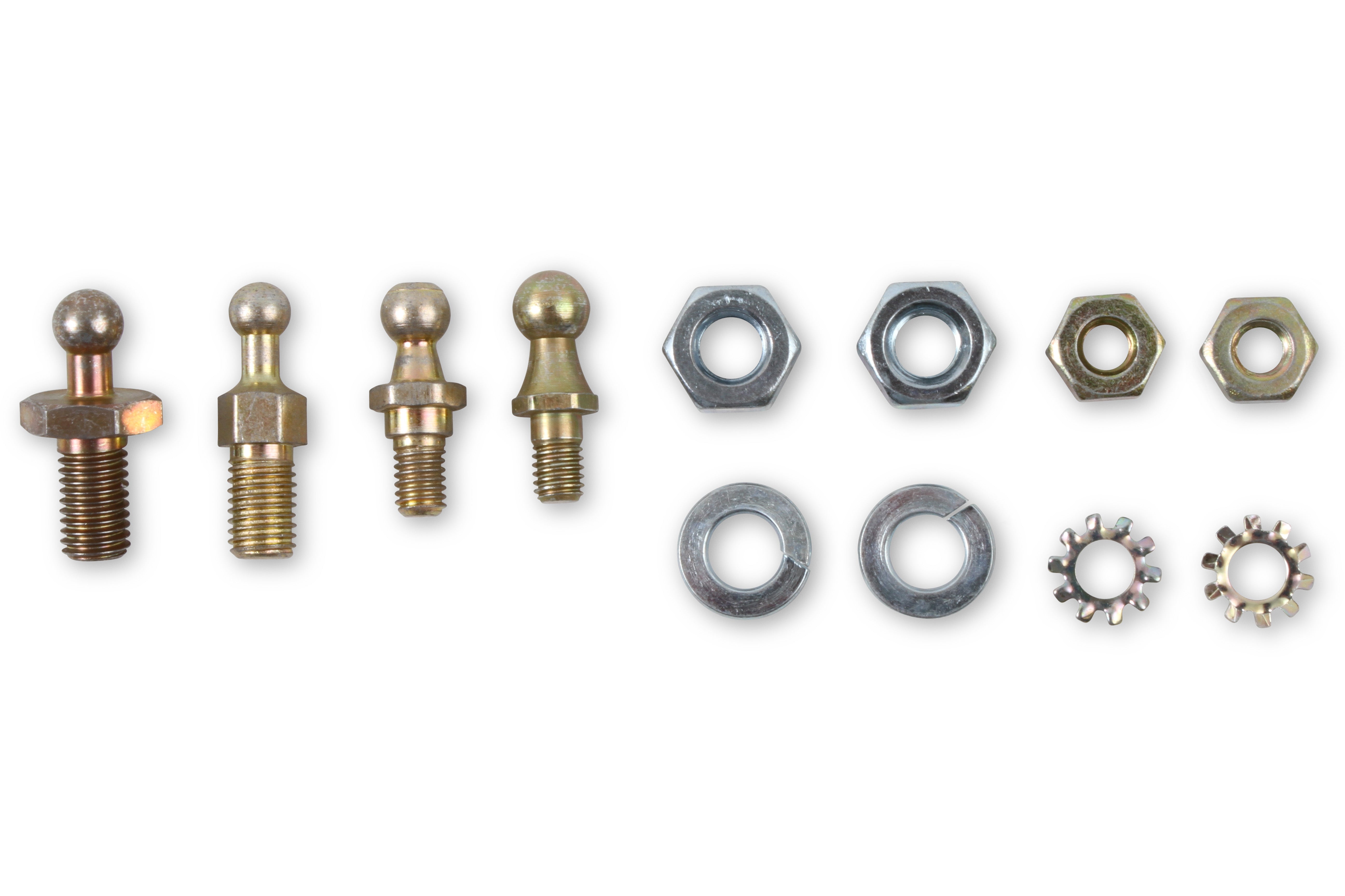 Holley 20-2 Carburetor Throttle Ball Assortment; Incl. Four Different Balls/Hardware; Holley 20-2