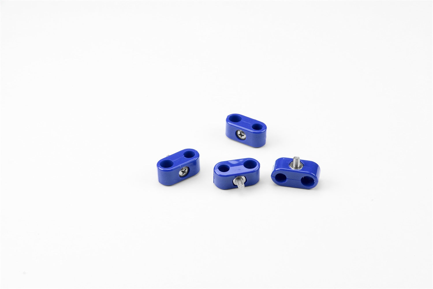 Lokar 20-327-12 Double Place T Clamp; 5/16 in.-3/8 in; 4 Pieces; Blue; Lokar 20-327-12
