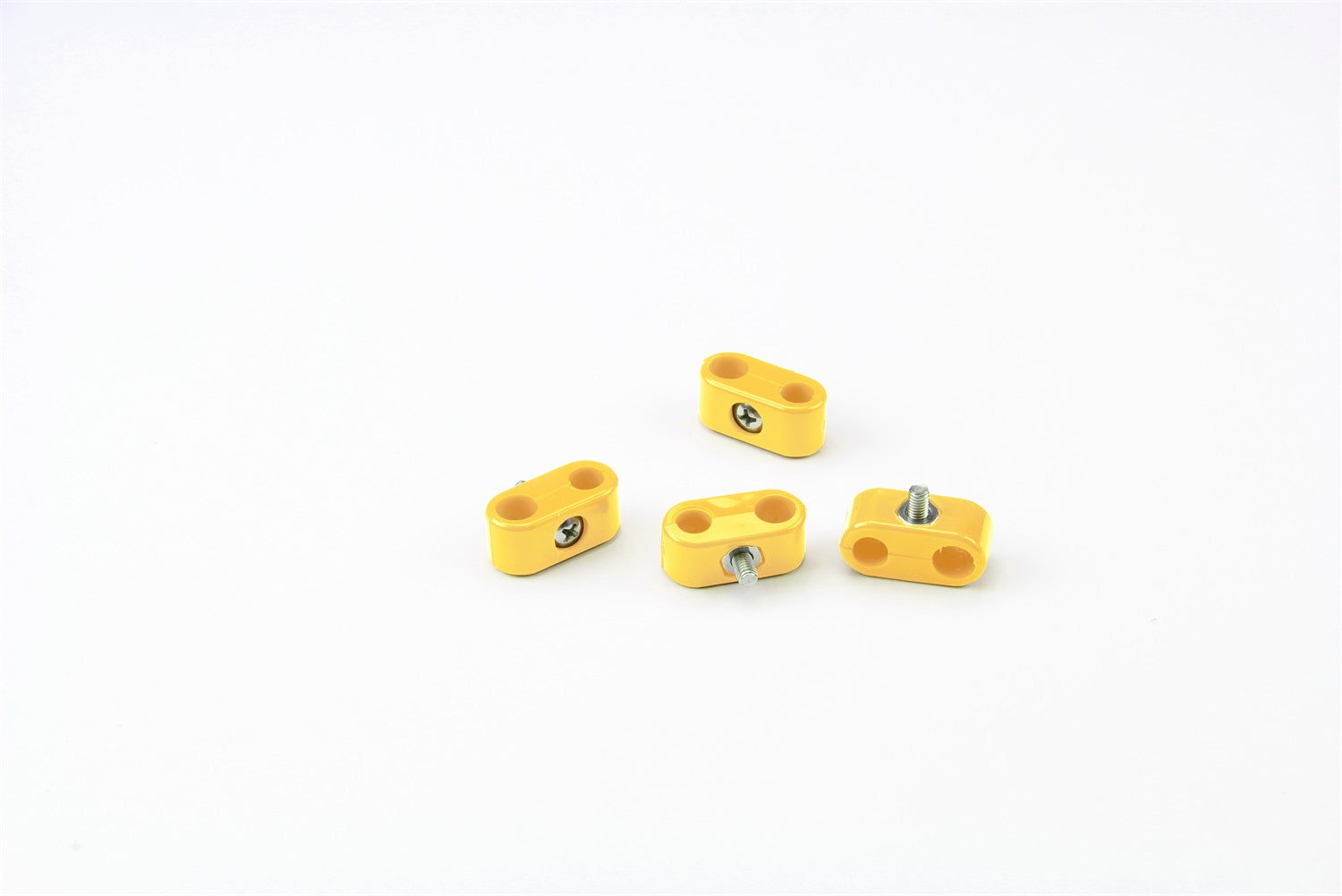 Lokar 20-327-15 Double Place T Clamp; 5/16 in.-3/8 in; 4 Pieces; Yellow; Lokar 20-327-15
