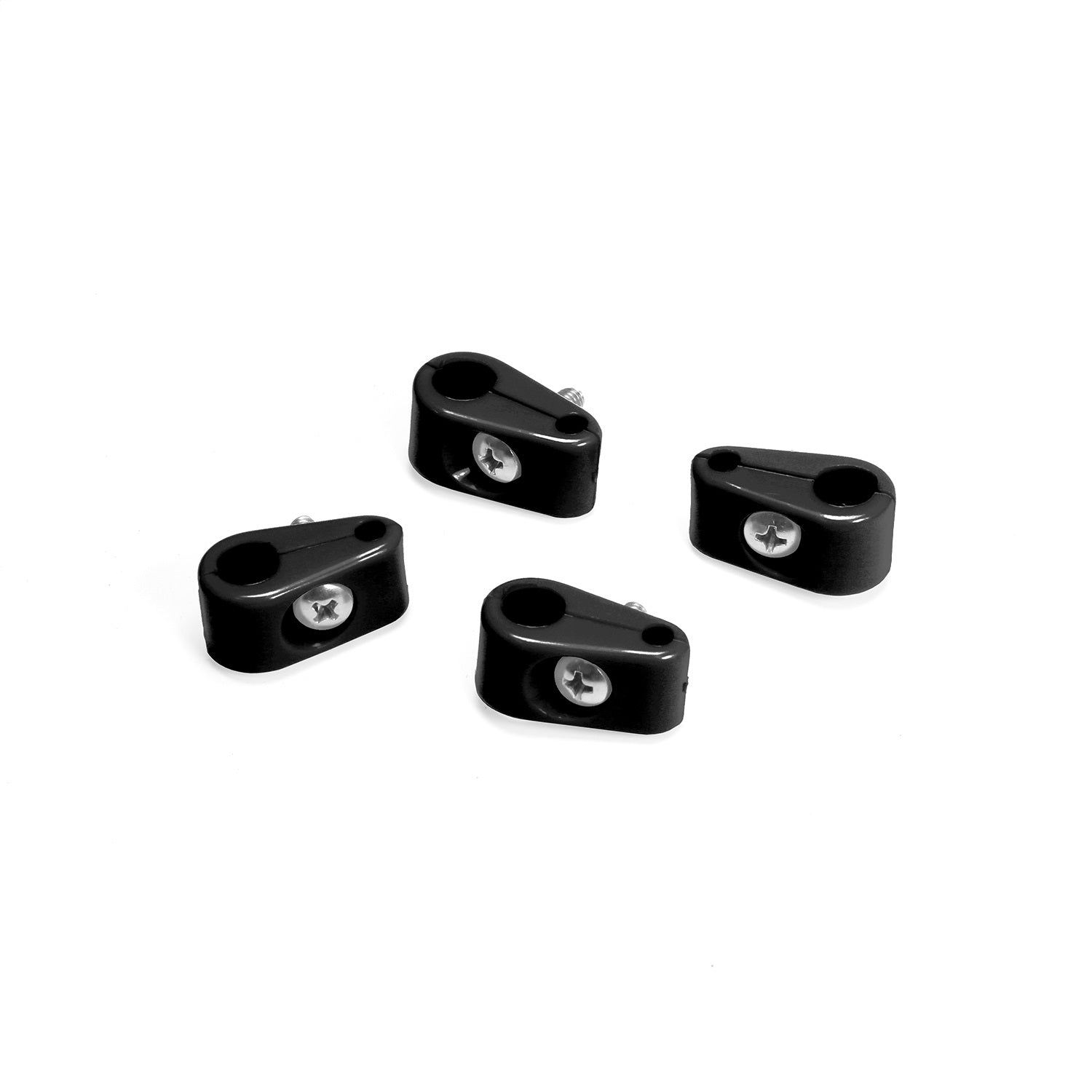 Lokar 20-357-11 Double Place T Clamp; 3/8 in.-3/16 in; 4 Pieces; Black; Lokar 20-357-11