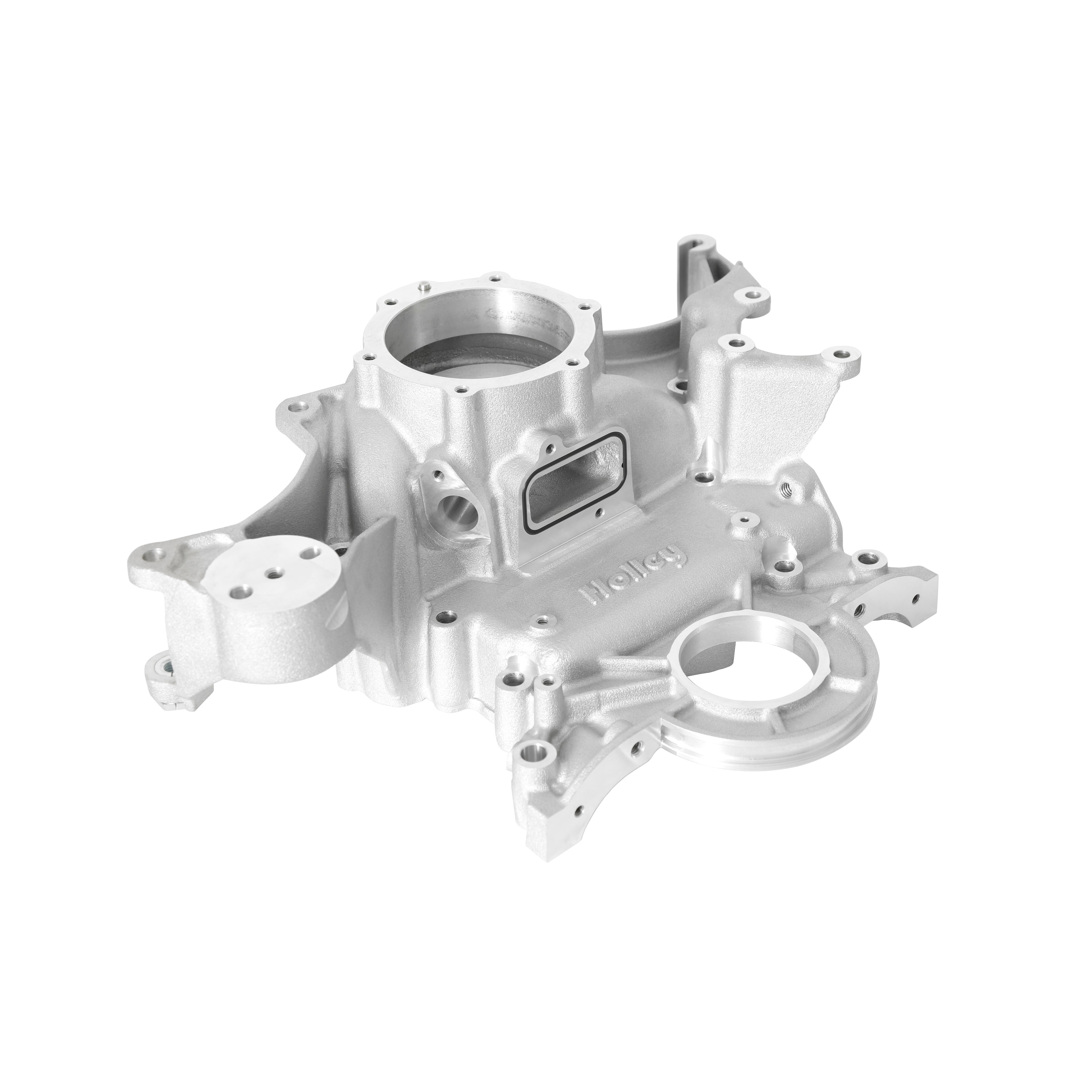 Small Block Ford Mid-Mount Complete Accessory Drive - Natural Finish