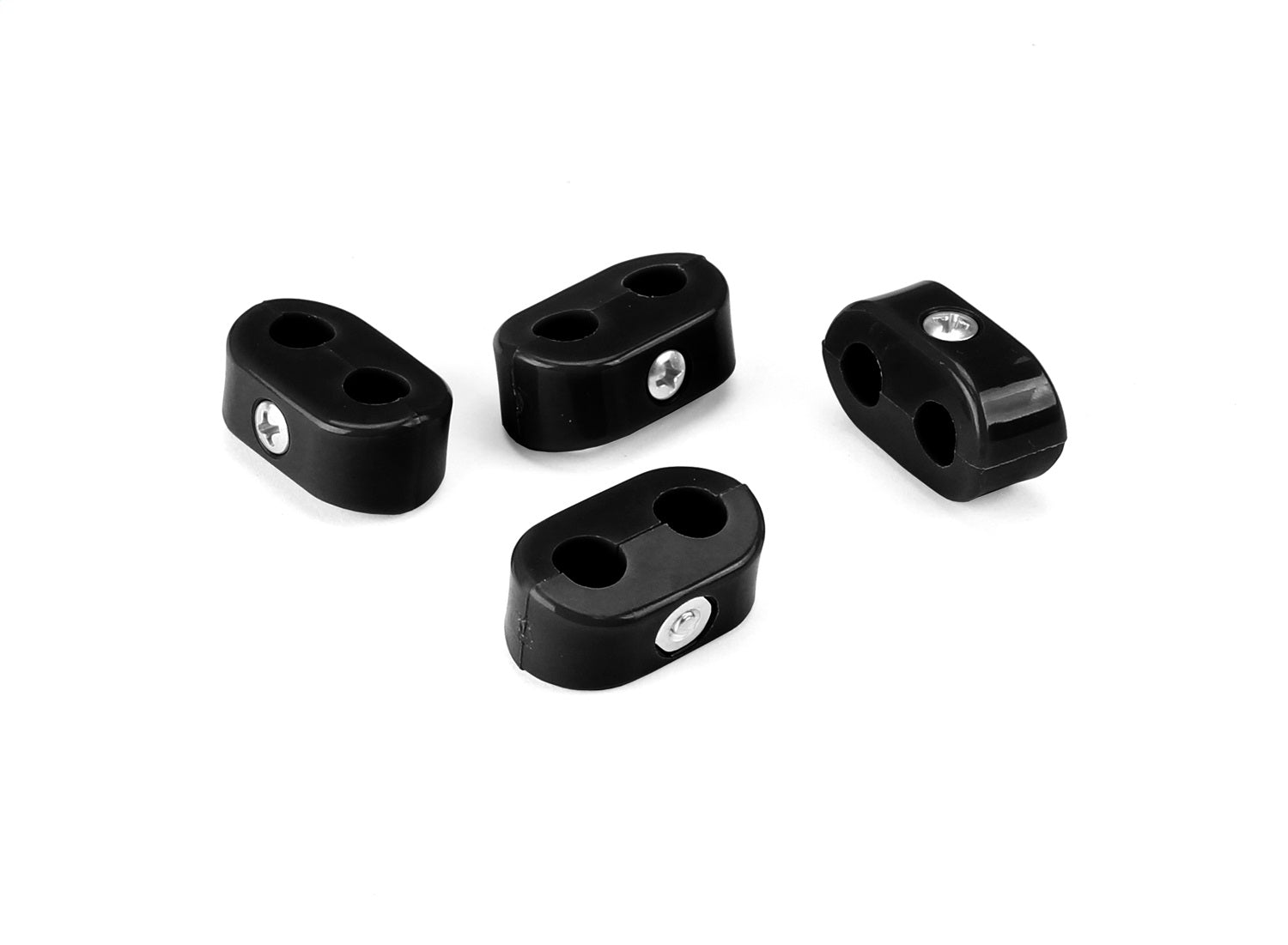 Lokar 20-377-11 Double Place T Clamp; 3/8 in.-3/8 in; 4 Pieces; Black; Lokar 20-377-11