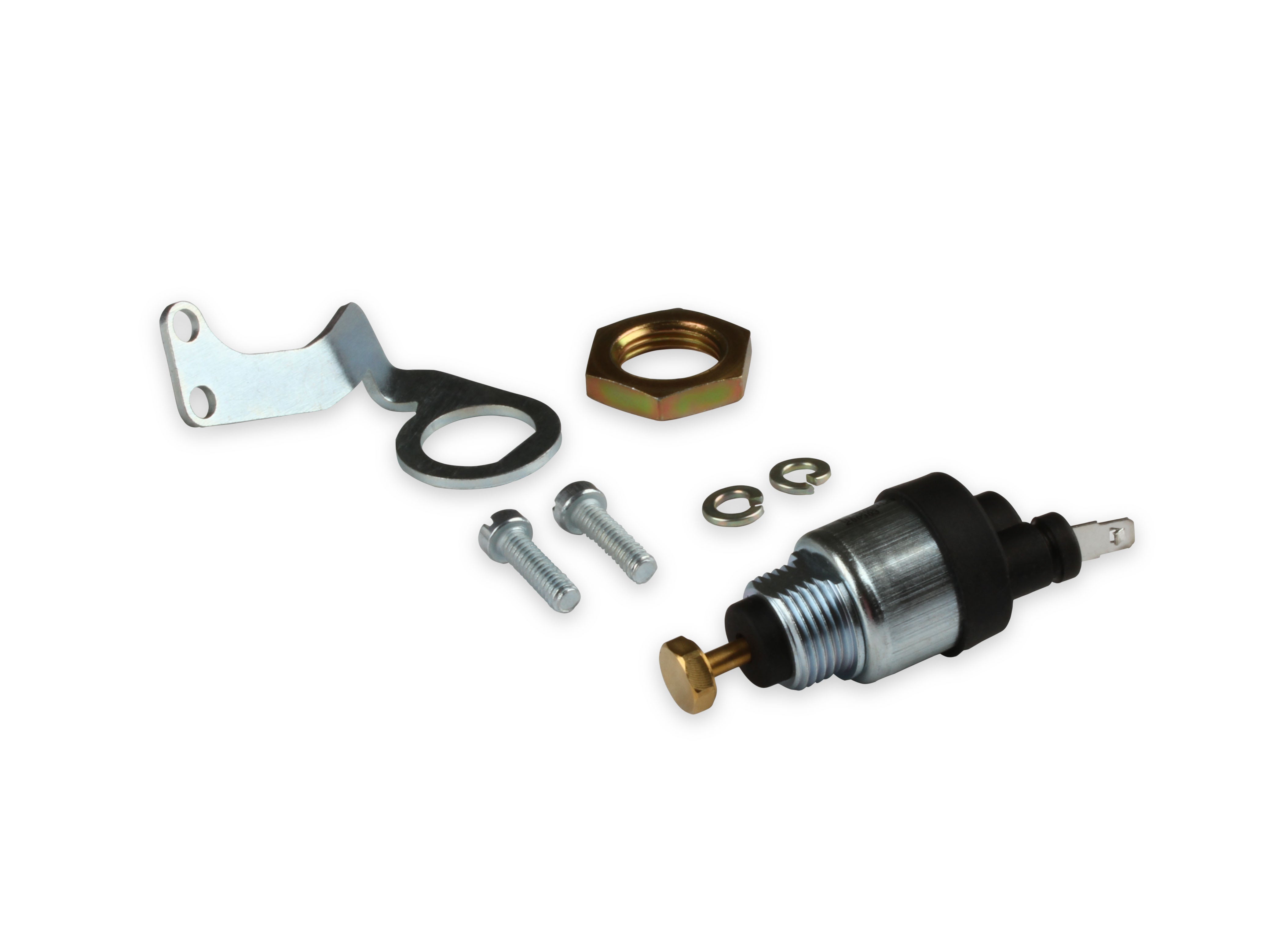 Holley 20-92 Street Warrior Solenoid and Bracket; For Use w/Street Warrior Carburetors; Holley 20-92