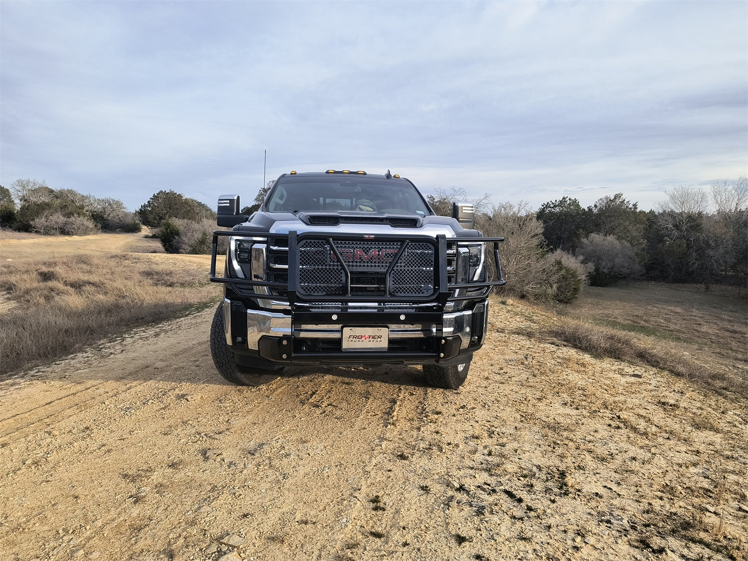 Frontier Truck Gear 200-32-4007 Grille Guard; Black Powder Coated; w/Camera And Sensors; Frontier Truck Gear 200-32-4007