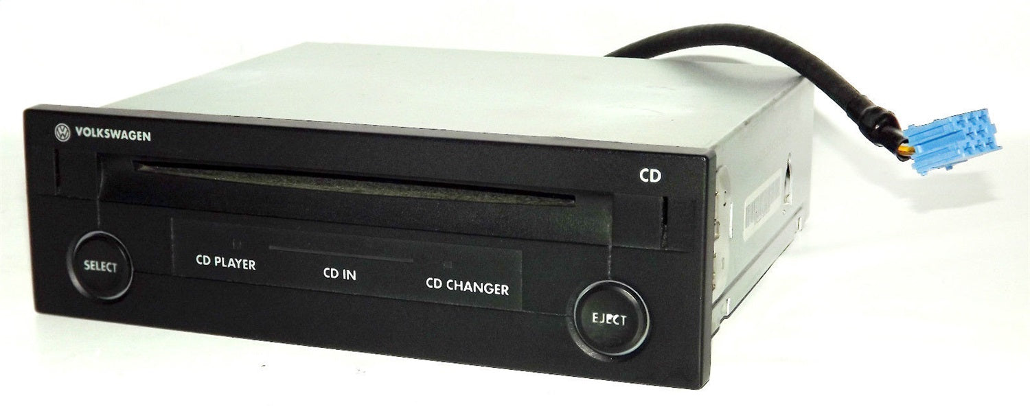 1 Factory Radio 638-57878-NOA3 Remote CD Player; CD; Remanufactured; Black; OE Part Number: 1J0035119X; 1 Factory Radio 638-57878-NOA3