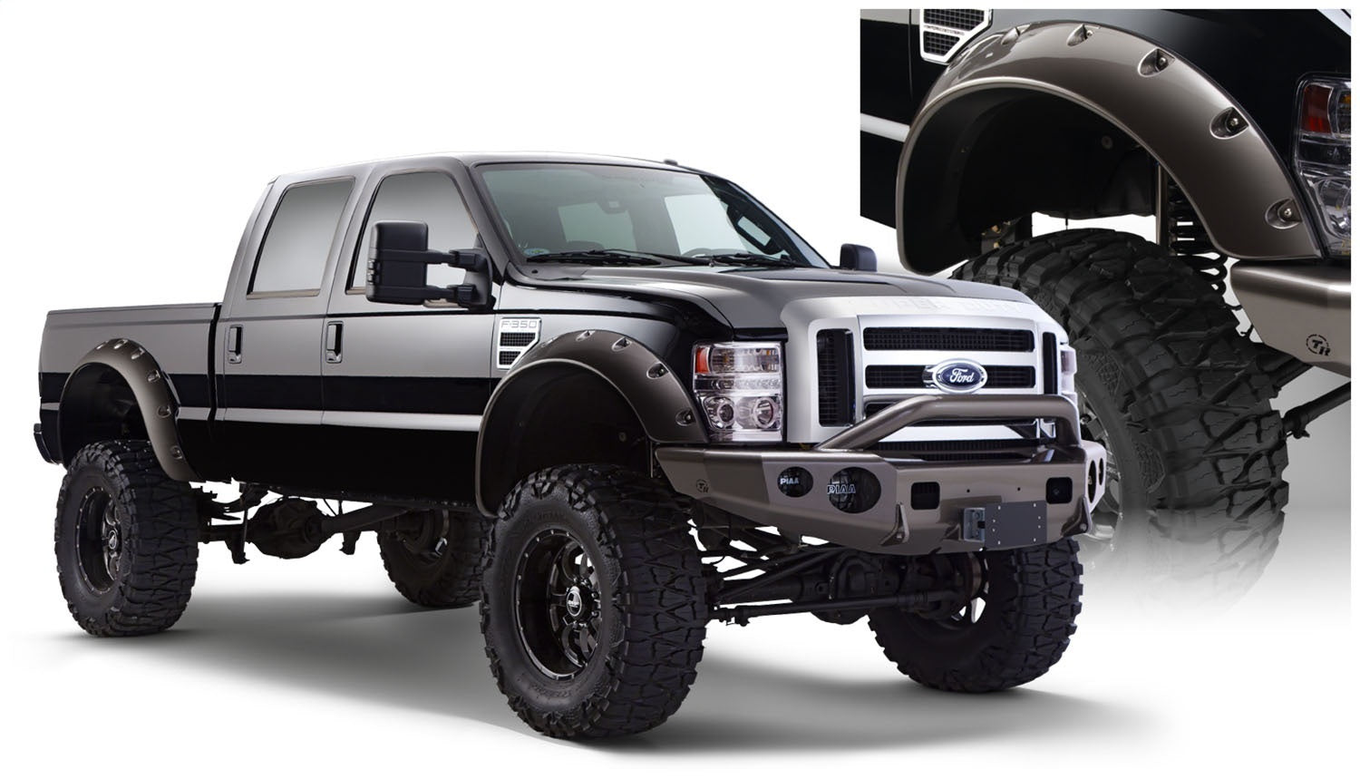 Bushwacker 20047-02 Cut-Out™ Fender Flares Bushwacker 20047-02
