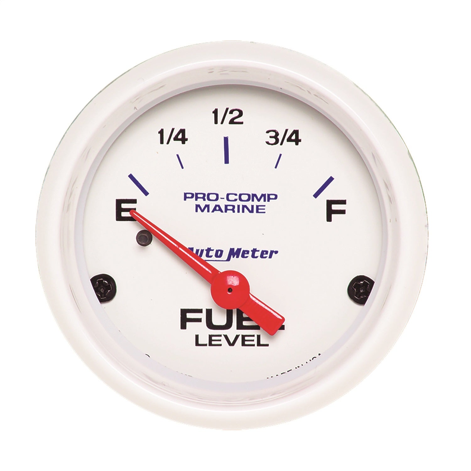 AutoMeter 200760 GAUGE; FUEL LEVEL; 2 1/16in.; 240OE TO 33OF; ELEC; MARINE WHITE AutoMeter 200760
