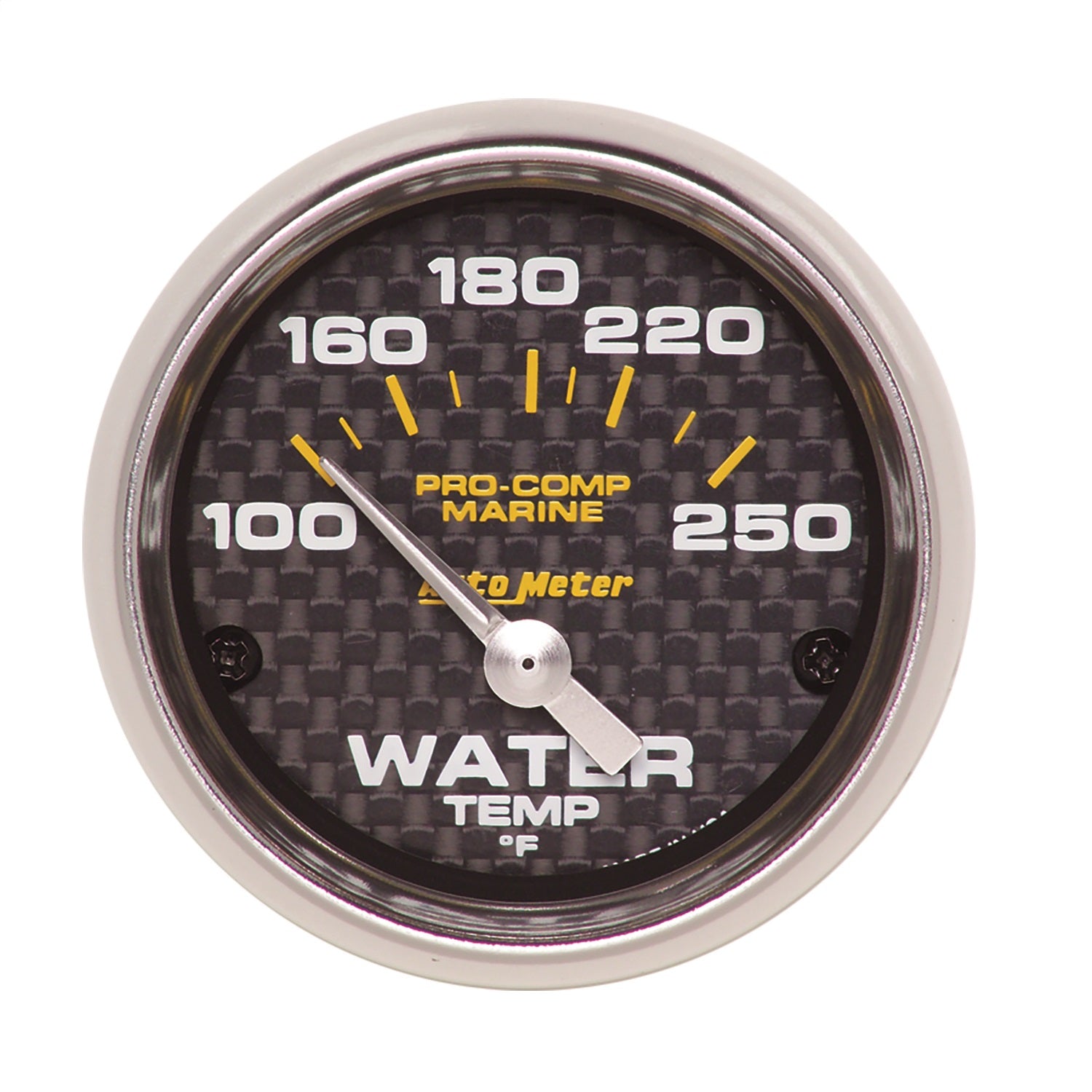 AutoMeter 200762-40 GAUGE; WATER TEMP; 2 1/16in.; 100-250deg.F; ELECTRIC; MARINE CARBON FIBER AutoMeter 200762-40