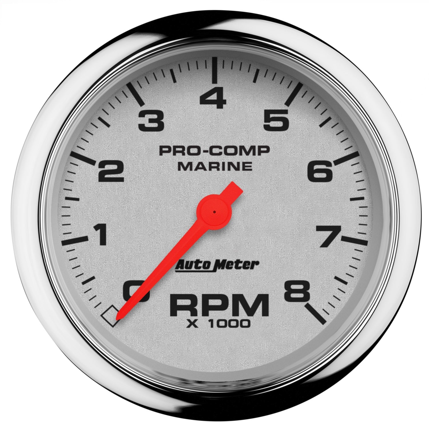 AutoMeter 200779-35 3-3/8in. IN-DASH TACHOMETER; 0-8;000 RPM; MARINE CHROME ULTRA-LITE AutoMeter 200779-35