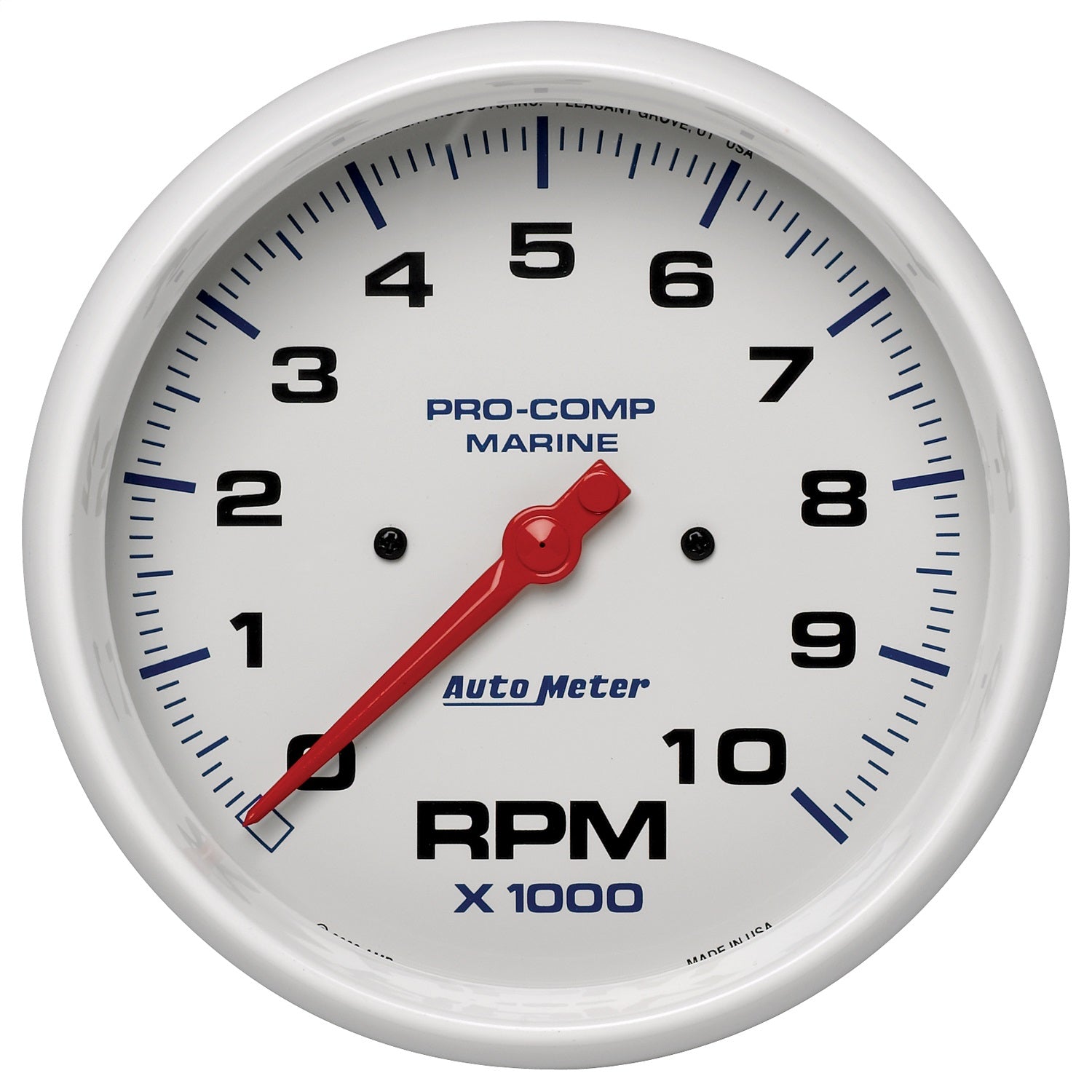 AutoMeter 200801 5in. IN-DASH TACHOMETER; 0-10;000 RPM; MARINE WHITE AutoMeter 200801