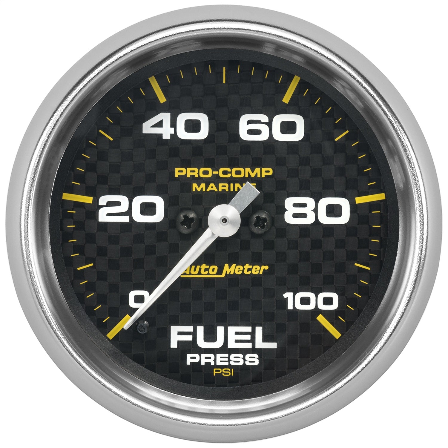AutoMeter 200851-40 GAUGE; FUEL PRESSURE; 2 5/8in.; 100PSI; DIGITAL STEPPER MOTOR; MARINE CARBON FIB AutoMeter 200851-40