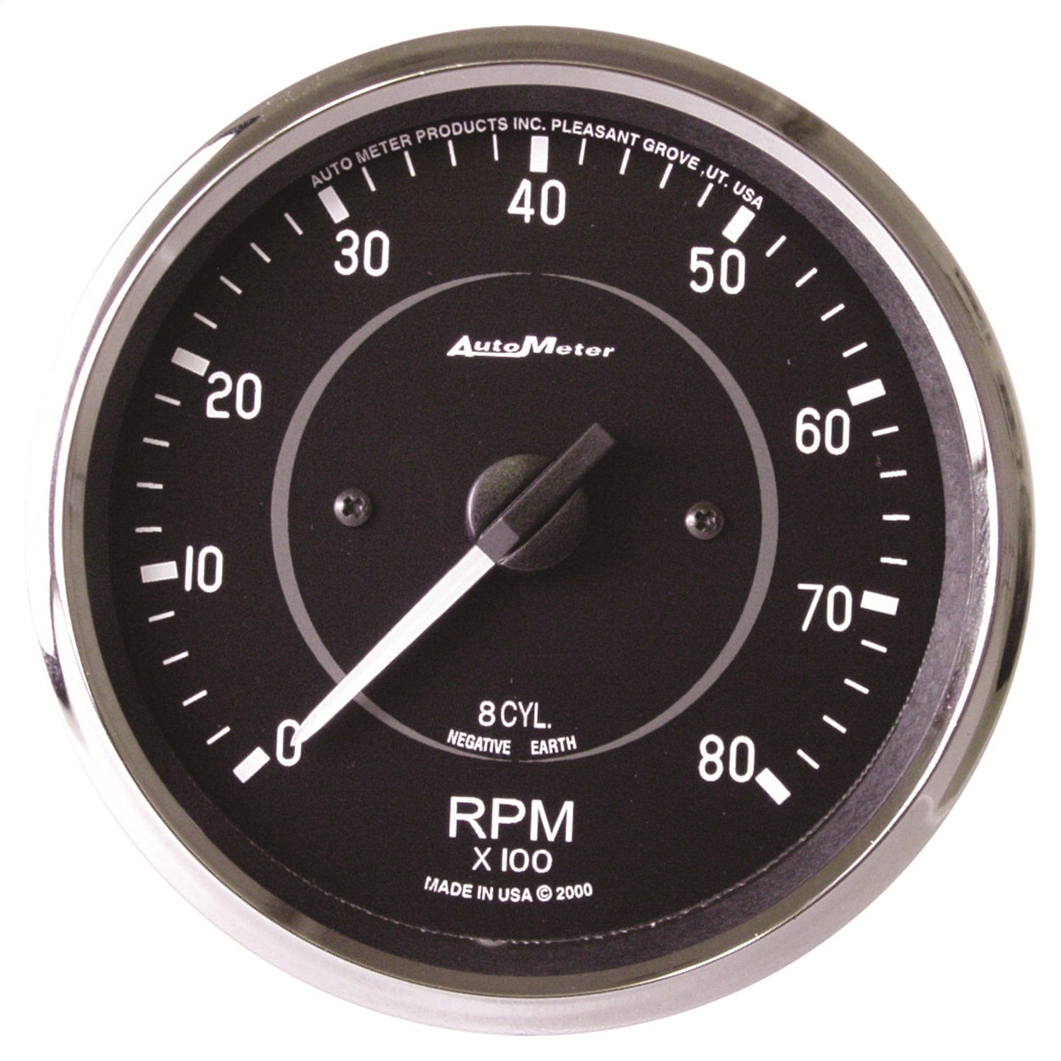 AutoMeter 201004 GAUGE; TACHOMETER; 4in.; 8K RPM; IN-DASH (8 CYL ONLY!); COBRA AutoMeter 201004