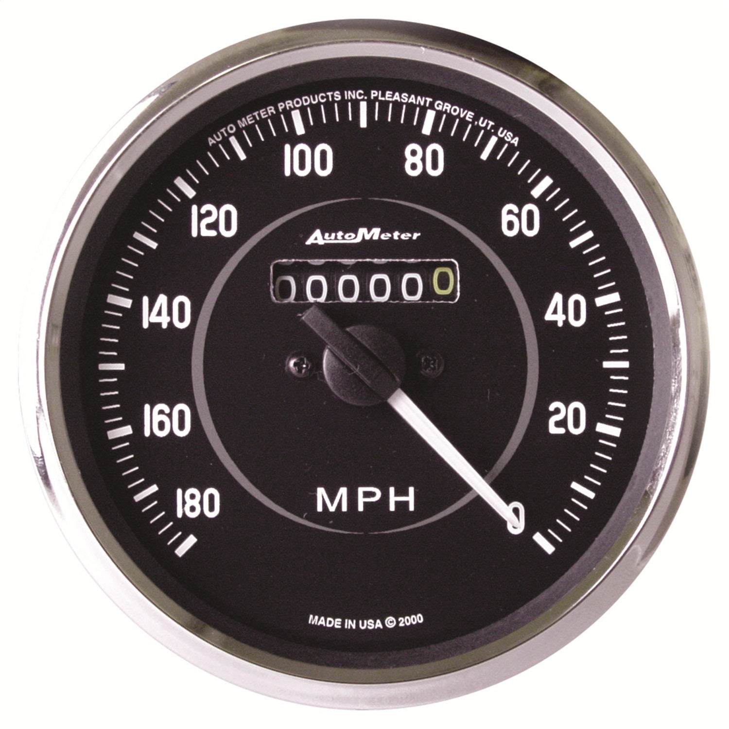 AutoMeter 201005 GAUGE; SPEEDOMETER; 4in.; 180MPH; MECHANICAL (REVERSE ROTATION); COBRA AutoMeter 201005