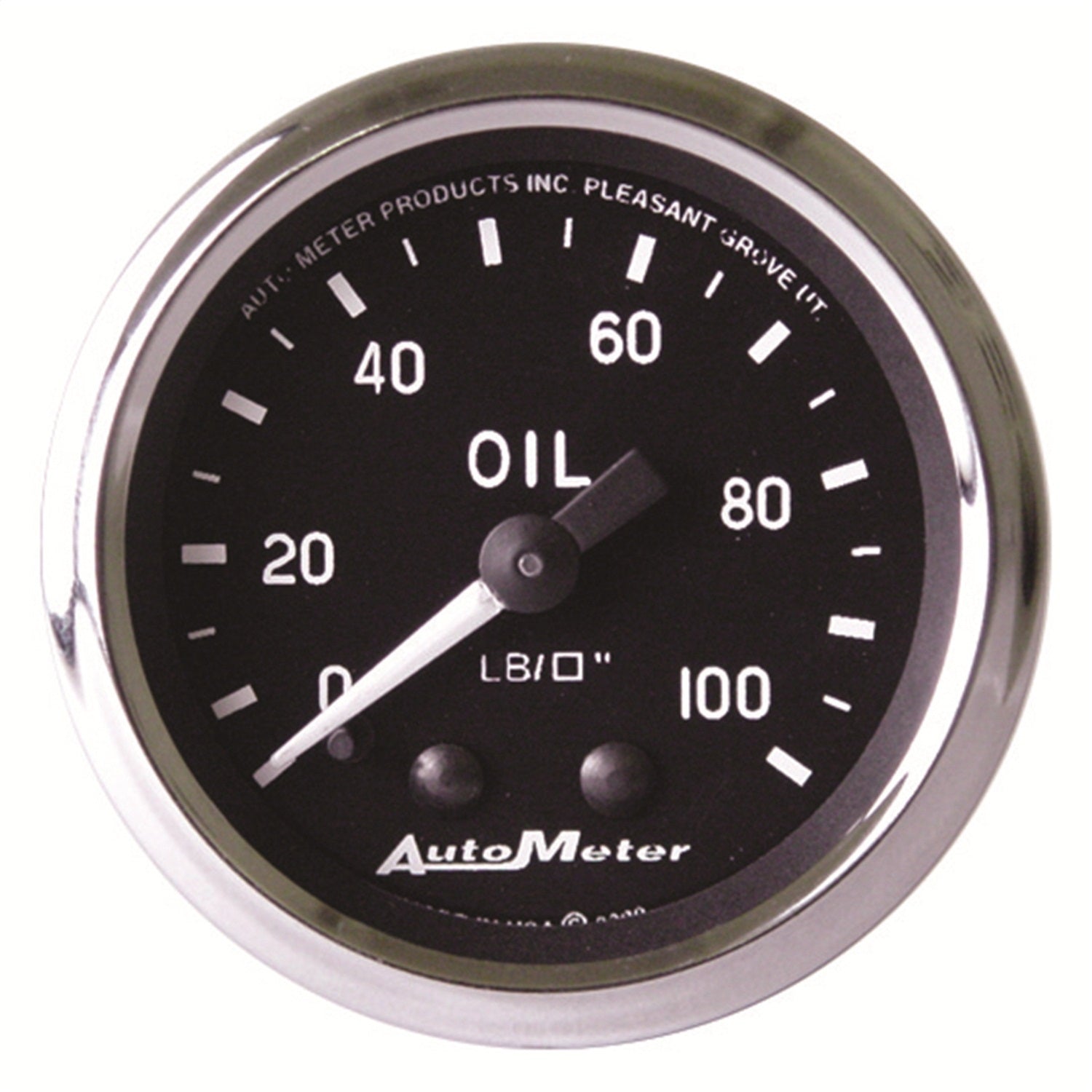 AutoMeter 201006 GAUGE; OIL PRESSURE; 2 1/16in.; 100PSI; MECHANICAL; COBRA AutoMeter 201006
