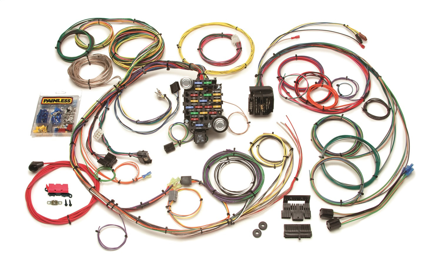 Painless Wiring 20101 24 Circuit Classic-Plus Customizable Chassis Harness Painless Wiring 20101