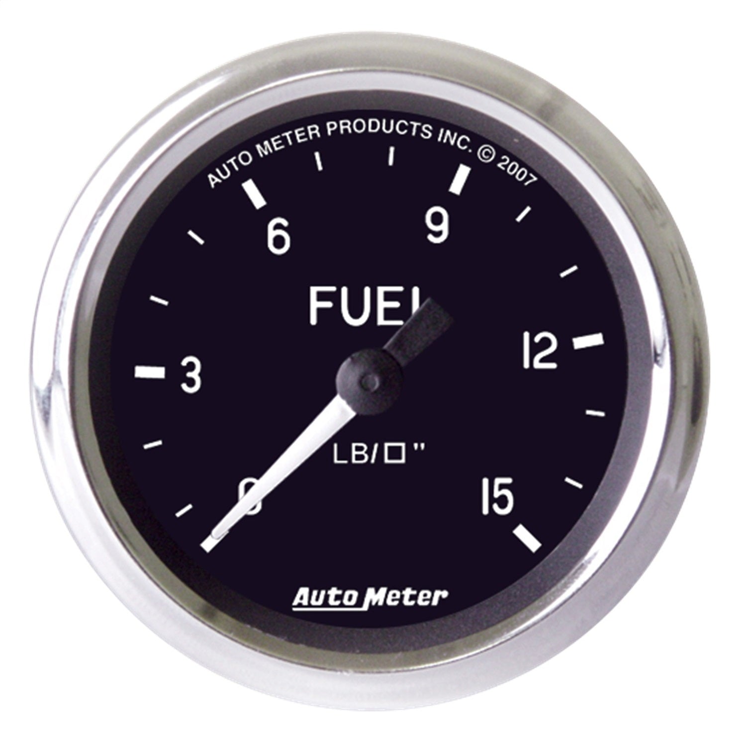 AutoMeter 201010 GAUGE; FUEL PRESSURE; 2 1/16in.; 15PSI; MECH. INCL. ISOLATOR; COBRA AutoMeter 201010