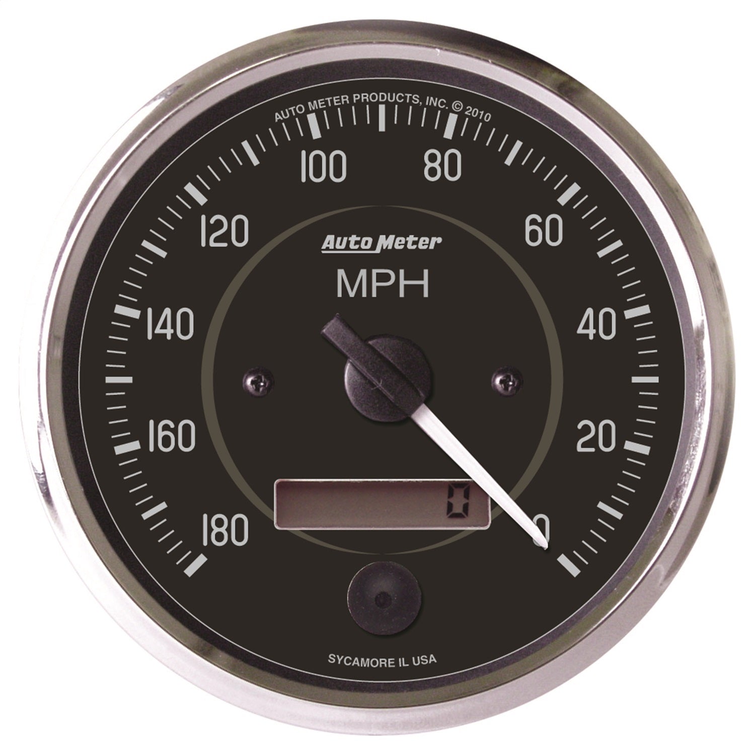 AutoMeter 201013 GAUGE; SPEEDOMETER; 4in.; 180MPH; ELEC. PROGRAM. (REVERSE ROTATION); COBRA AutoMeter 201013