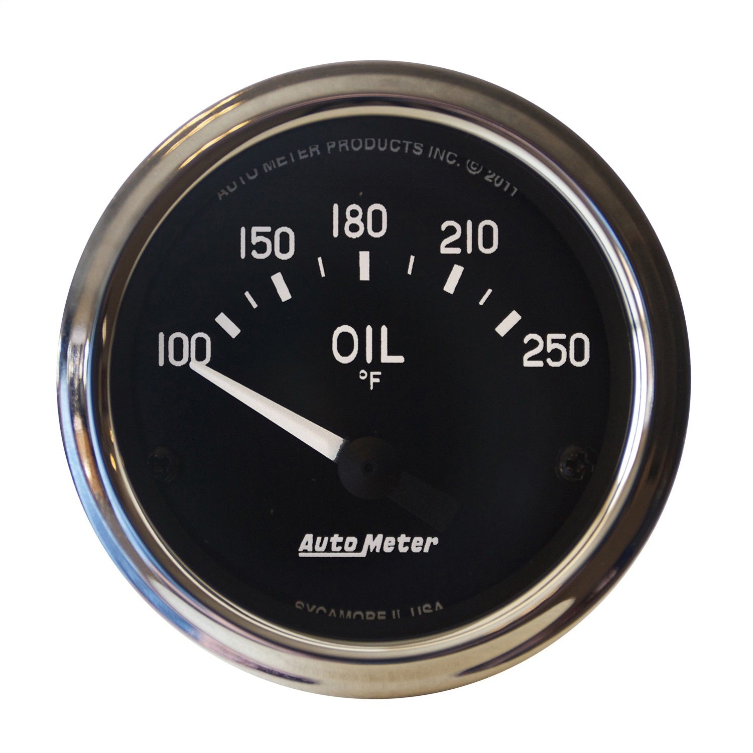 AutoMeter 201018 GAUGE; OIL TEMP; 2 1/16in.; 100-250deg.F; ELECTRIC; COBRA AutoMeter 201018