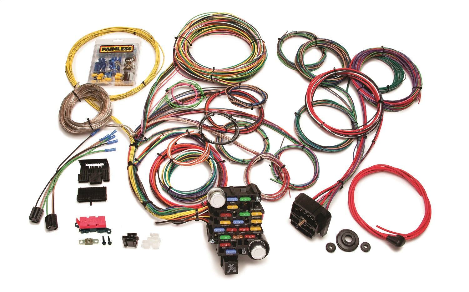 Painless Wiring 20104 28 Circuit Classic-Plus Customizable Muscle Car Harness Painless Wiring 20104