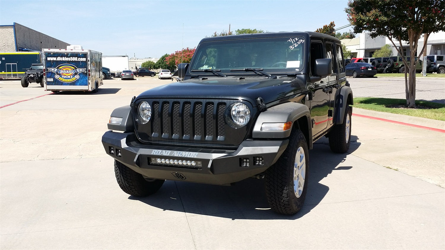 Road Armor 5184F3B Stealth Winch Front Bumper Sport/Sahara Road Armor 5184F3B