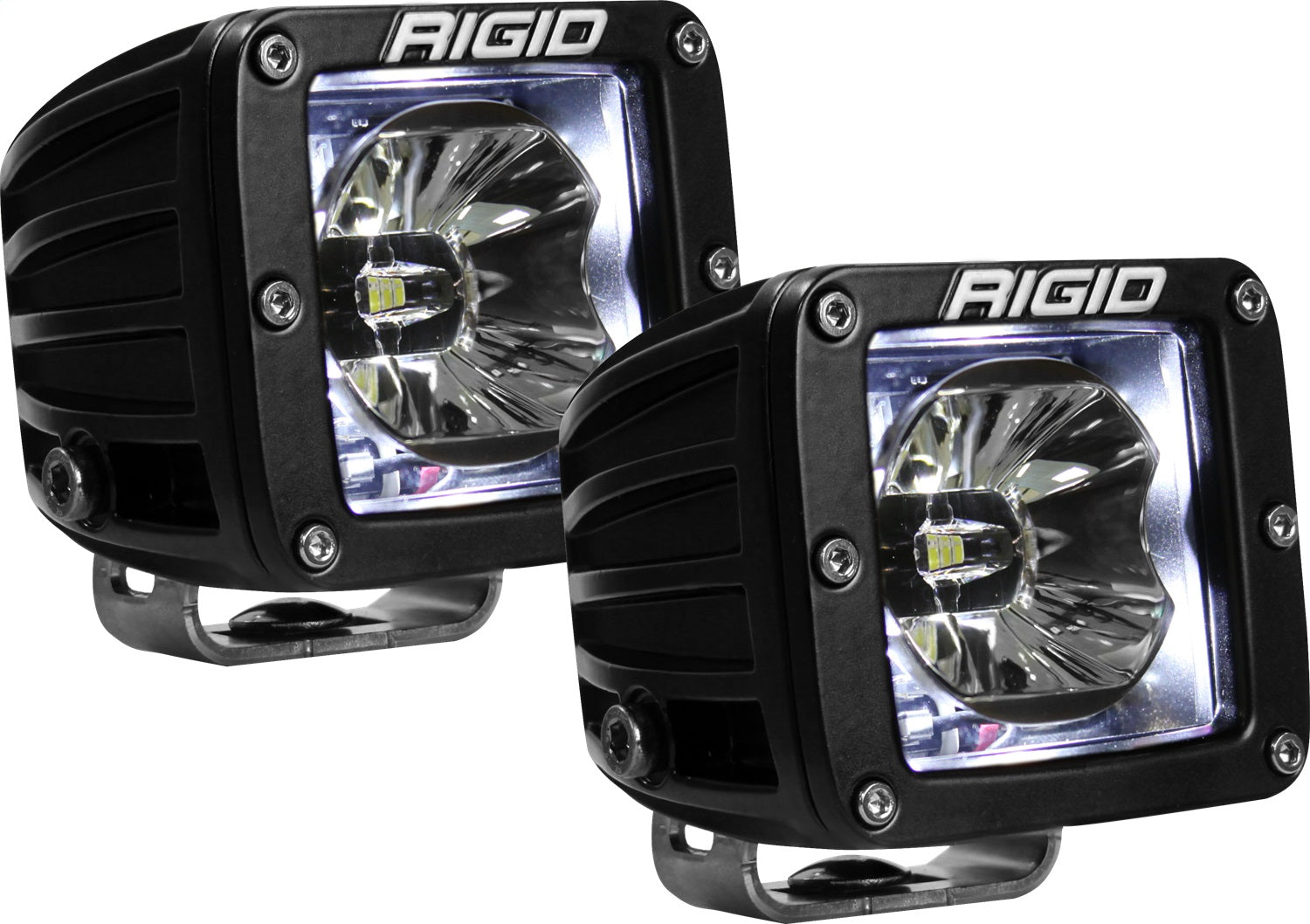 RIGID Industries 20200 RIGID Radiance Pod With White Backlight; Surface Mount; Black Housing Pair RIGID Industries 20200
